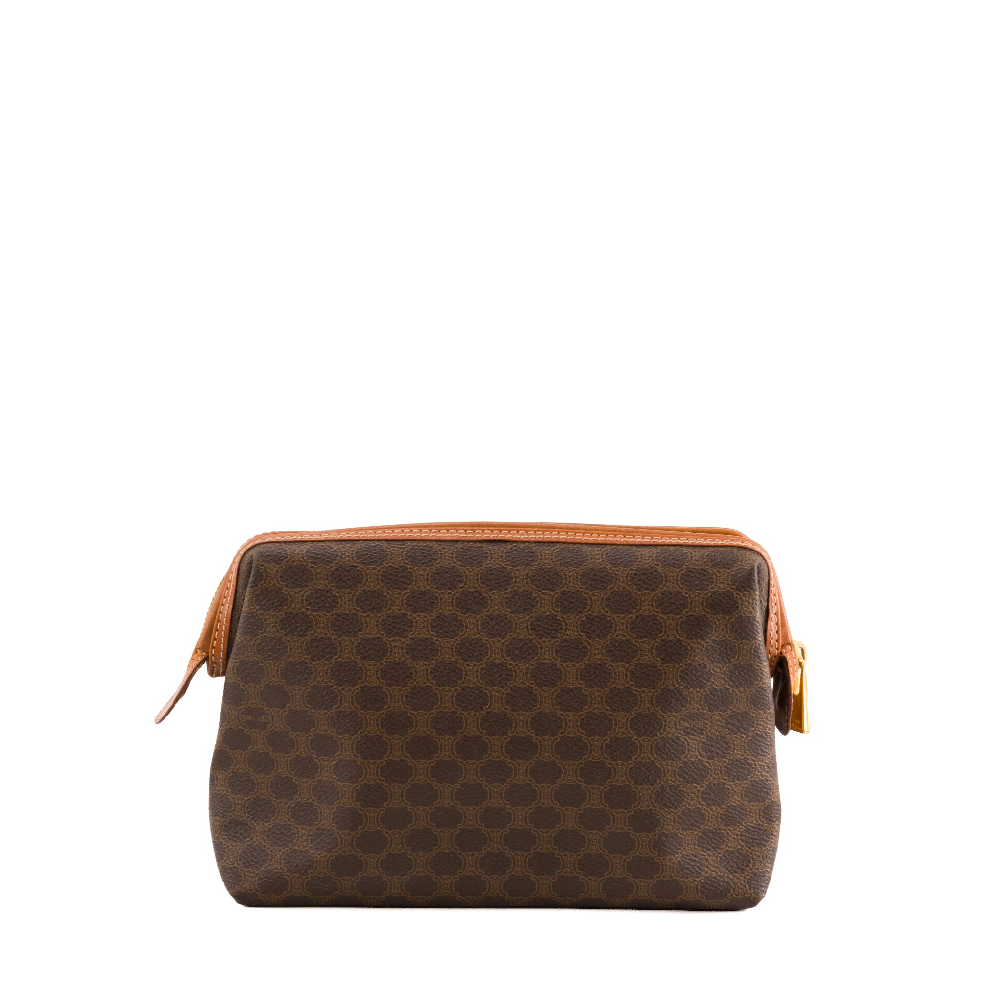 CELINE - Trousse de Toilette PM Celine en toile enduite macadam vintage
