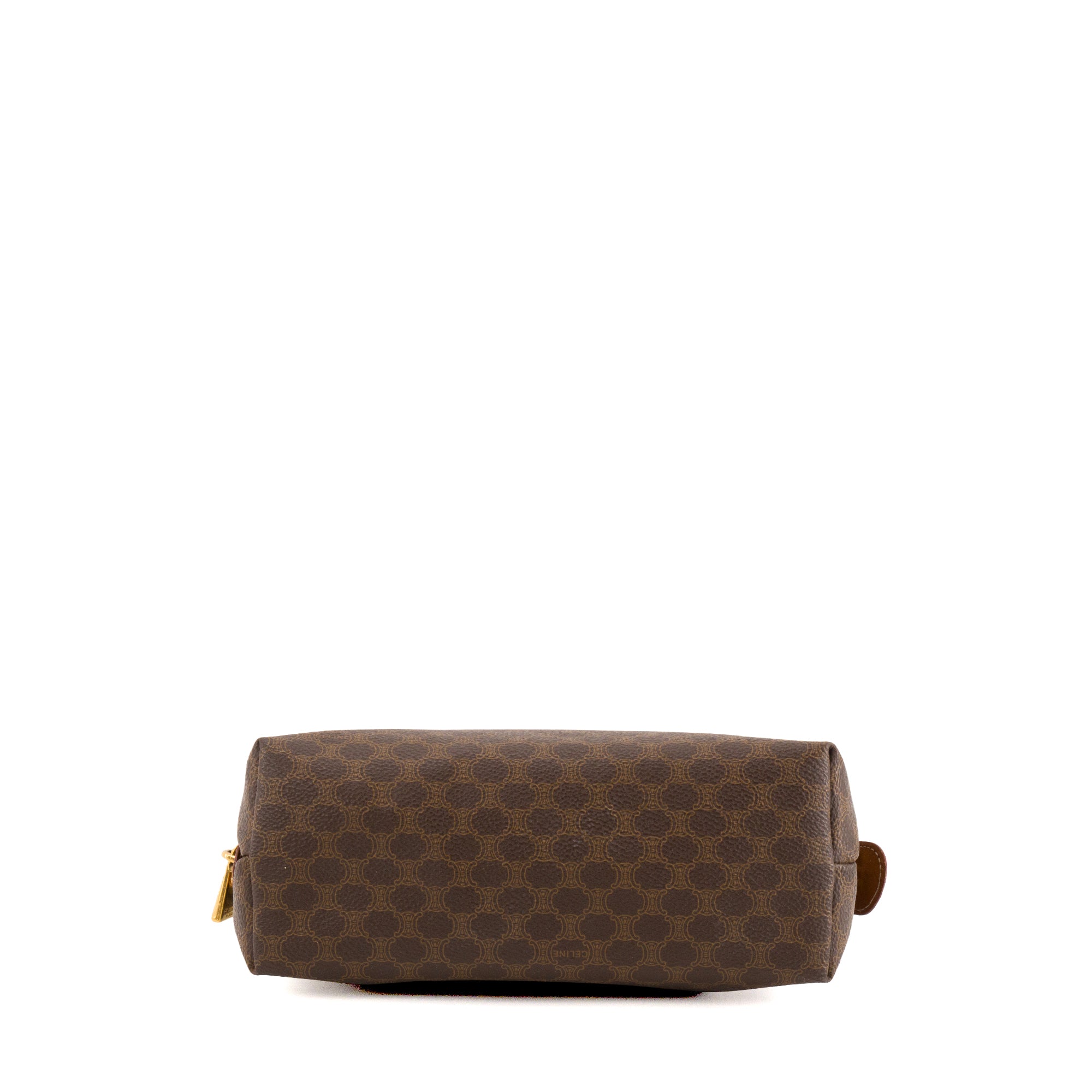CELINE - Trousse de Toilette PM Celine en toile enduite macadam vintage
