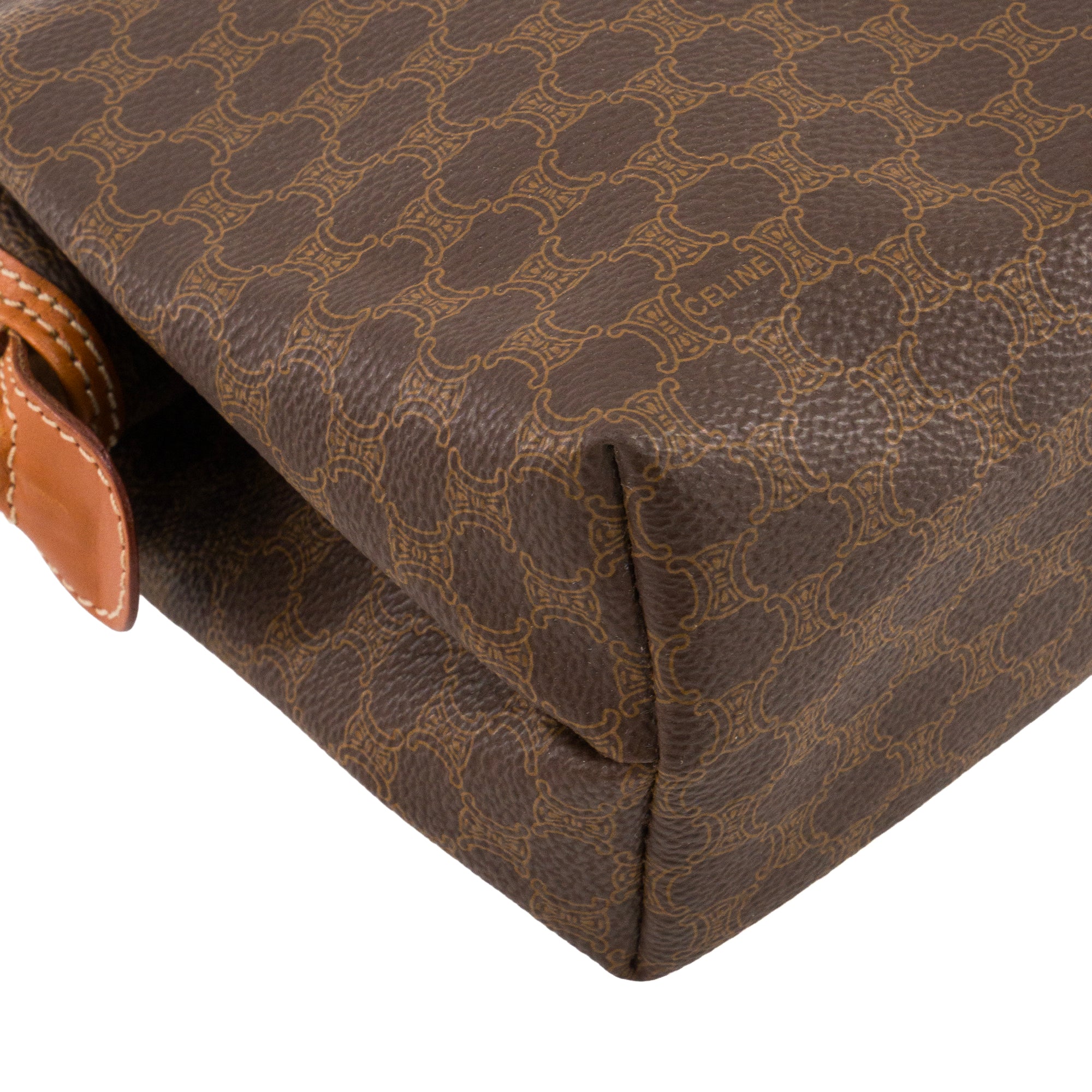 CELINE - Trousse de Toilette PM Celine en toile enduite macadam vintage