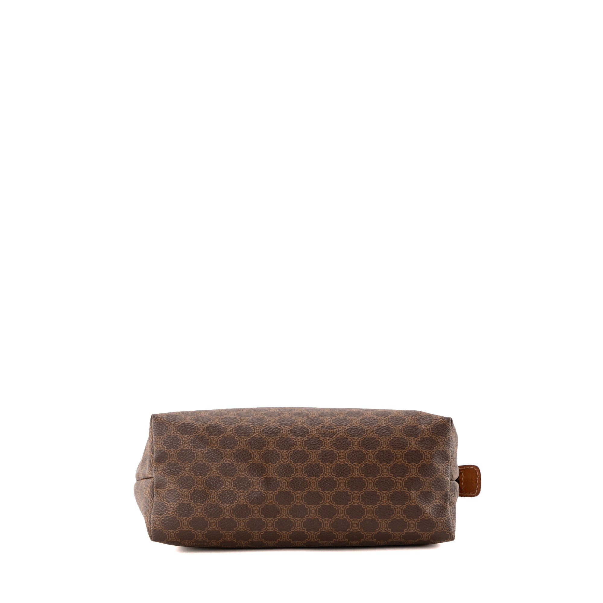 CÉLINE - Trousse de Toilette PM Louis Vuitton en toile enduite macadam marron vintage