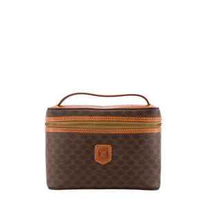 CELINE - Vanity Celine en toile enduite macadam marron vintage