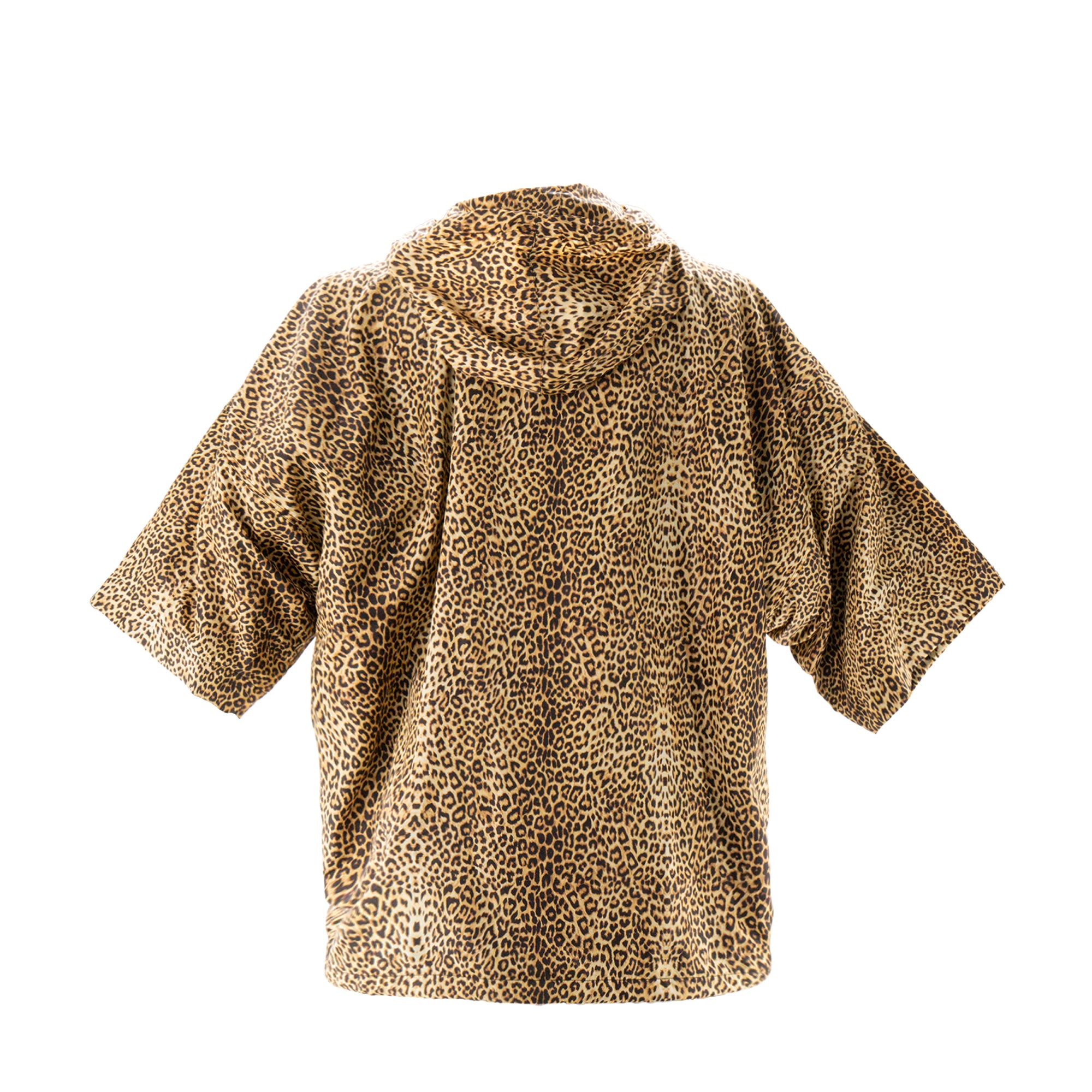 CELINE - Celine leopard print canvas windbreaker (size 38)