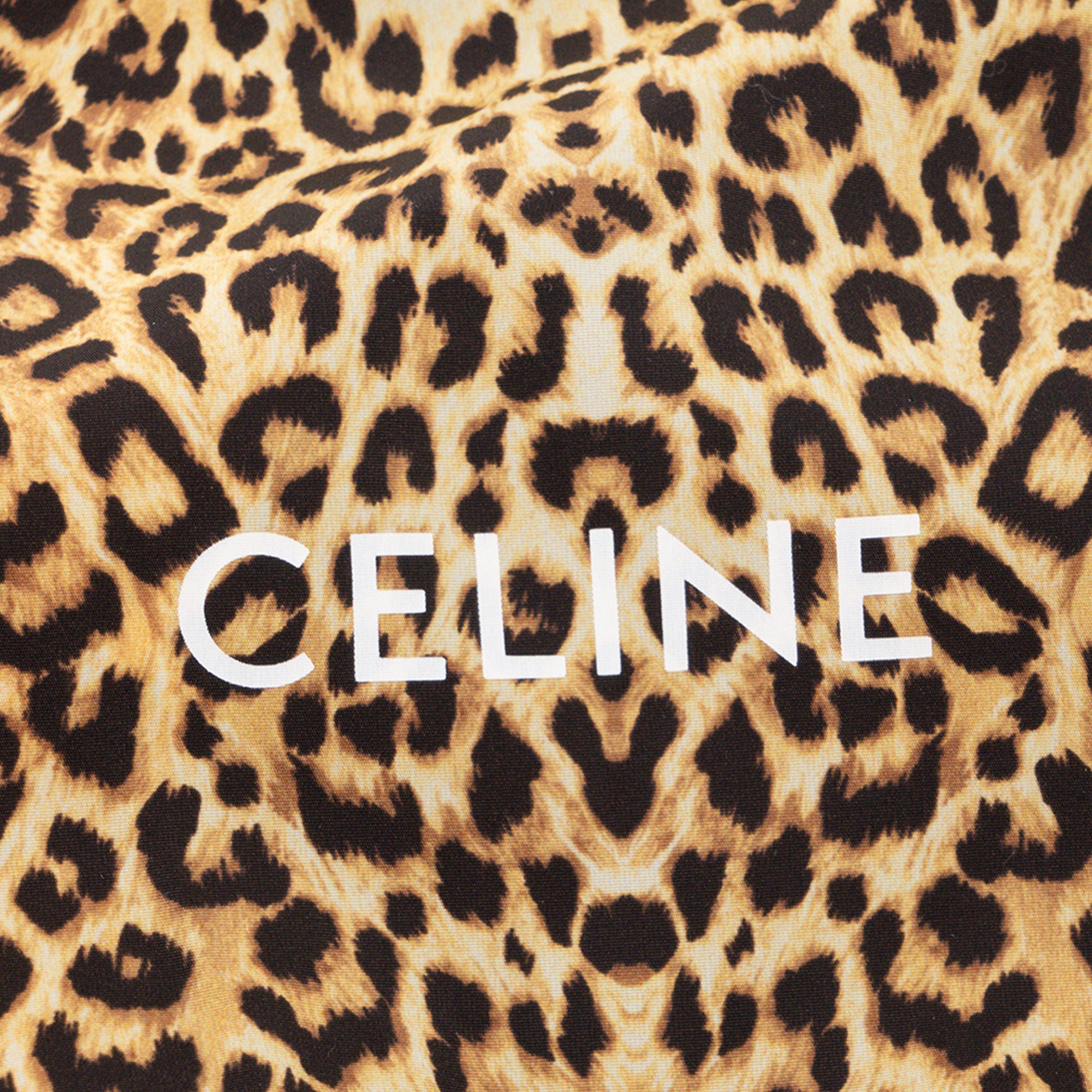 CELINE - Celine leopard print canvas windbreaker (size 38)