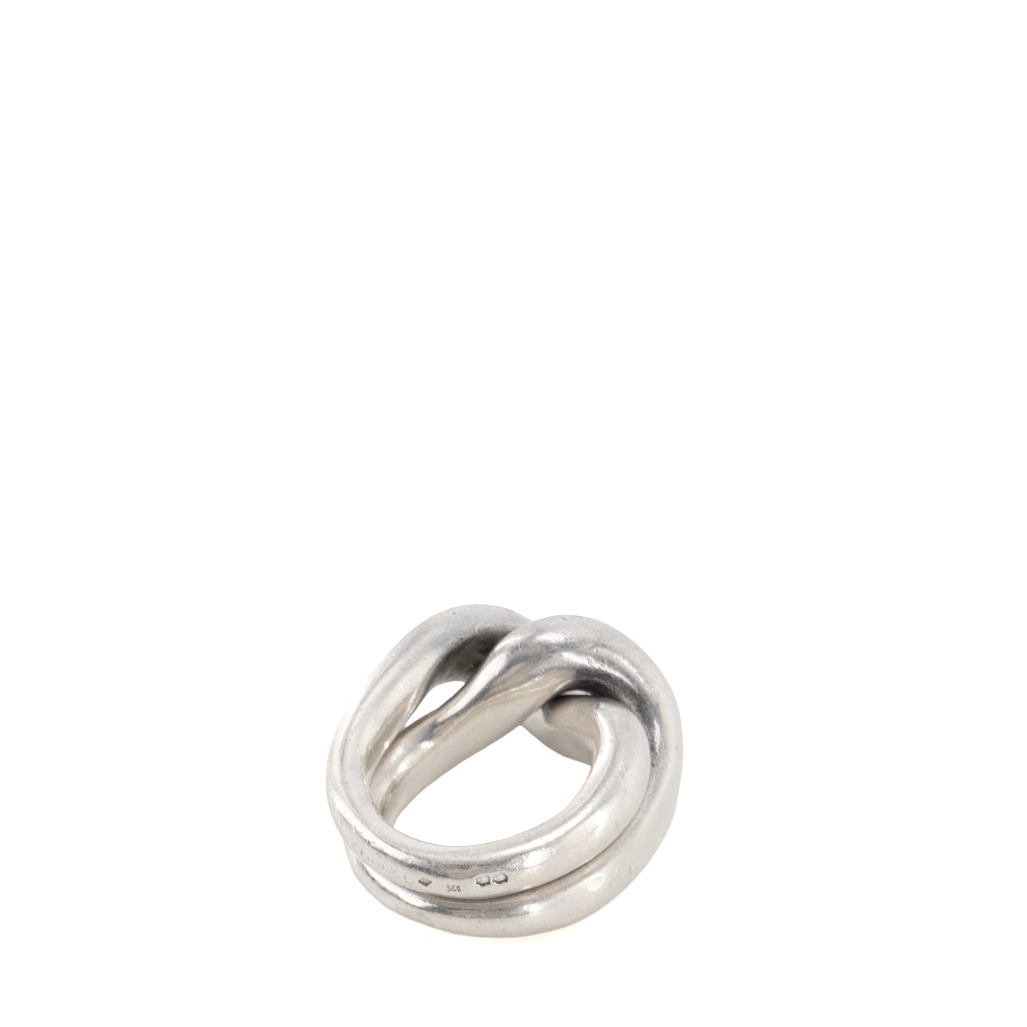 CHANEL - Bague Puzzle Chanel en argent (T53)