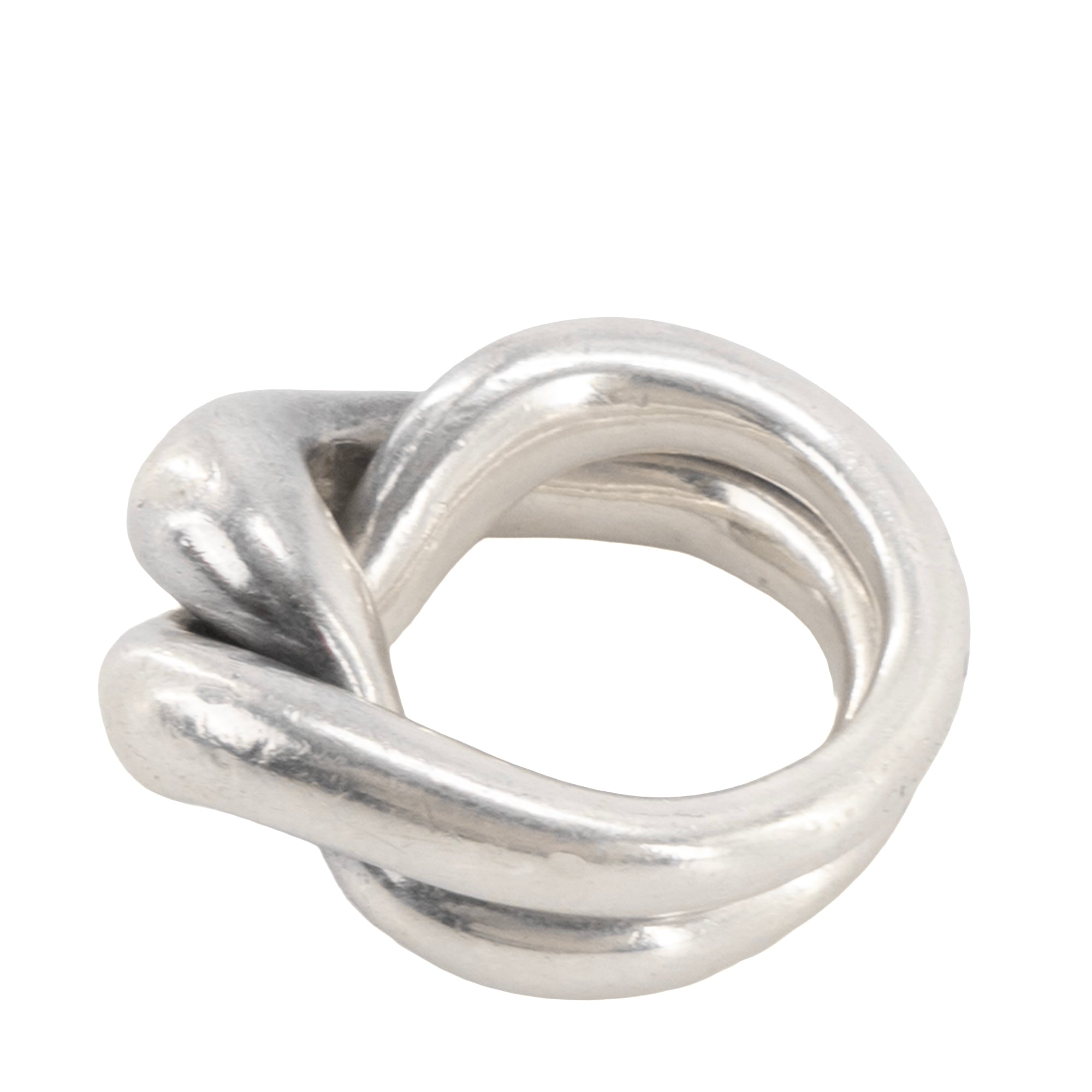 CHANEL - Bague Puzzle Chanel en argent (T53)
