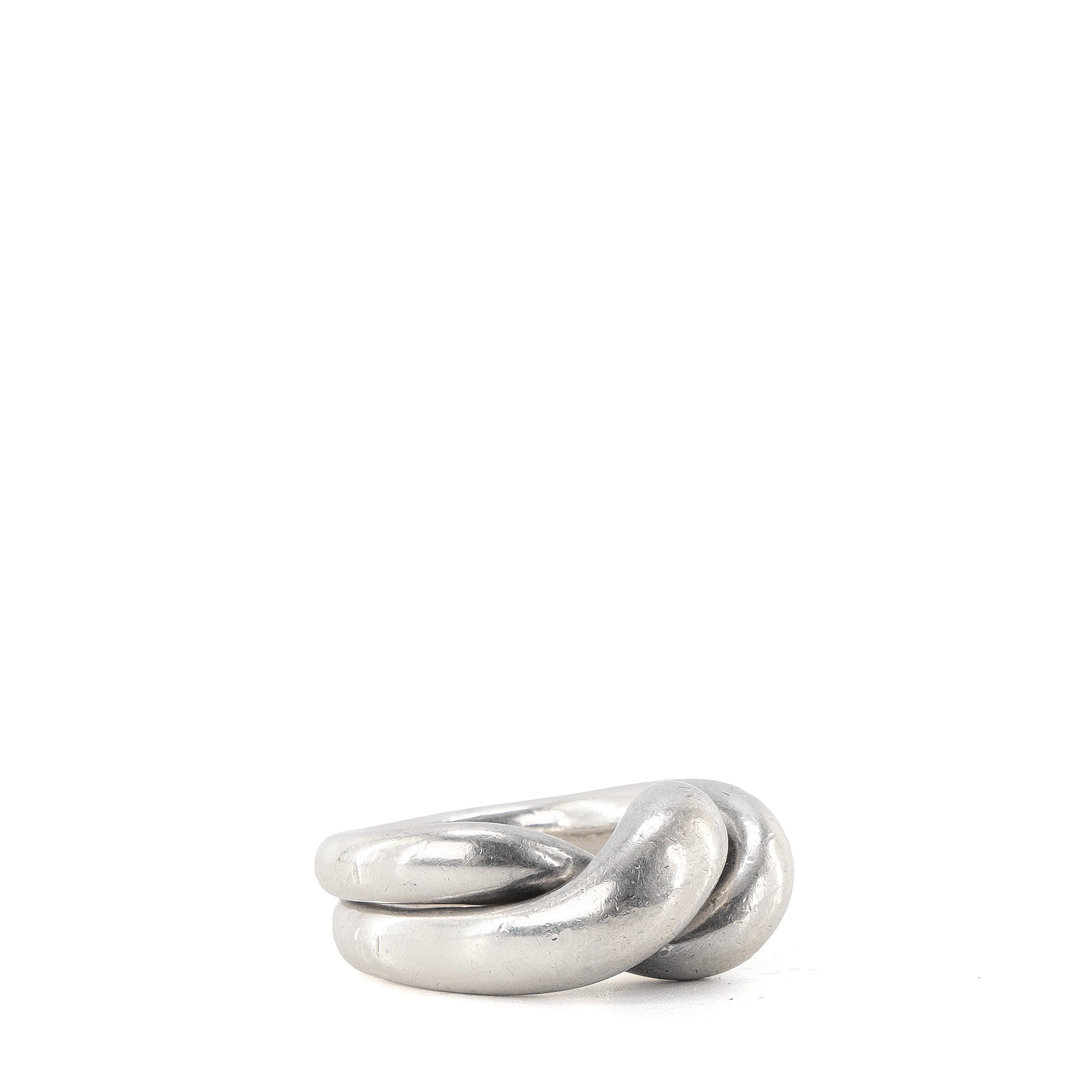 CHANEL - Bague Puzzle Chanel en argent (T53)