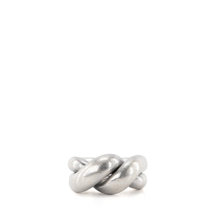 CHANEL - Bague Puzzle Chanel en argent (T53)