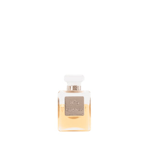 CHANEL - Broche Flacon du parfum Chanel N°5 en résine transparente et métal doré