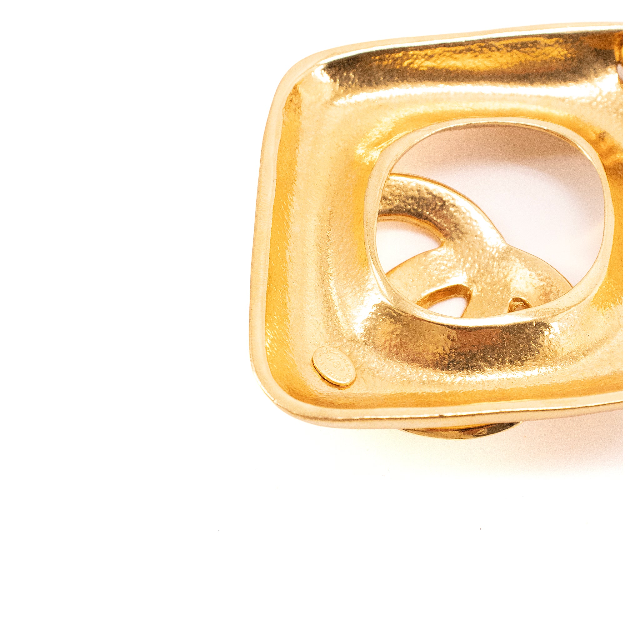 CHANEL - Chanel CC necklace in vintage gold metal