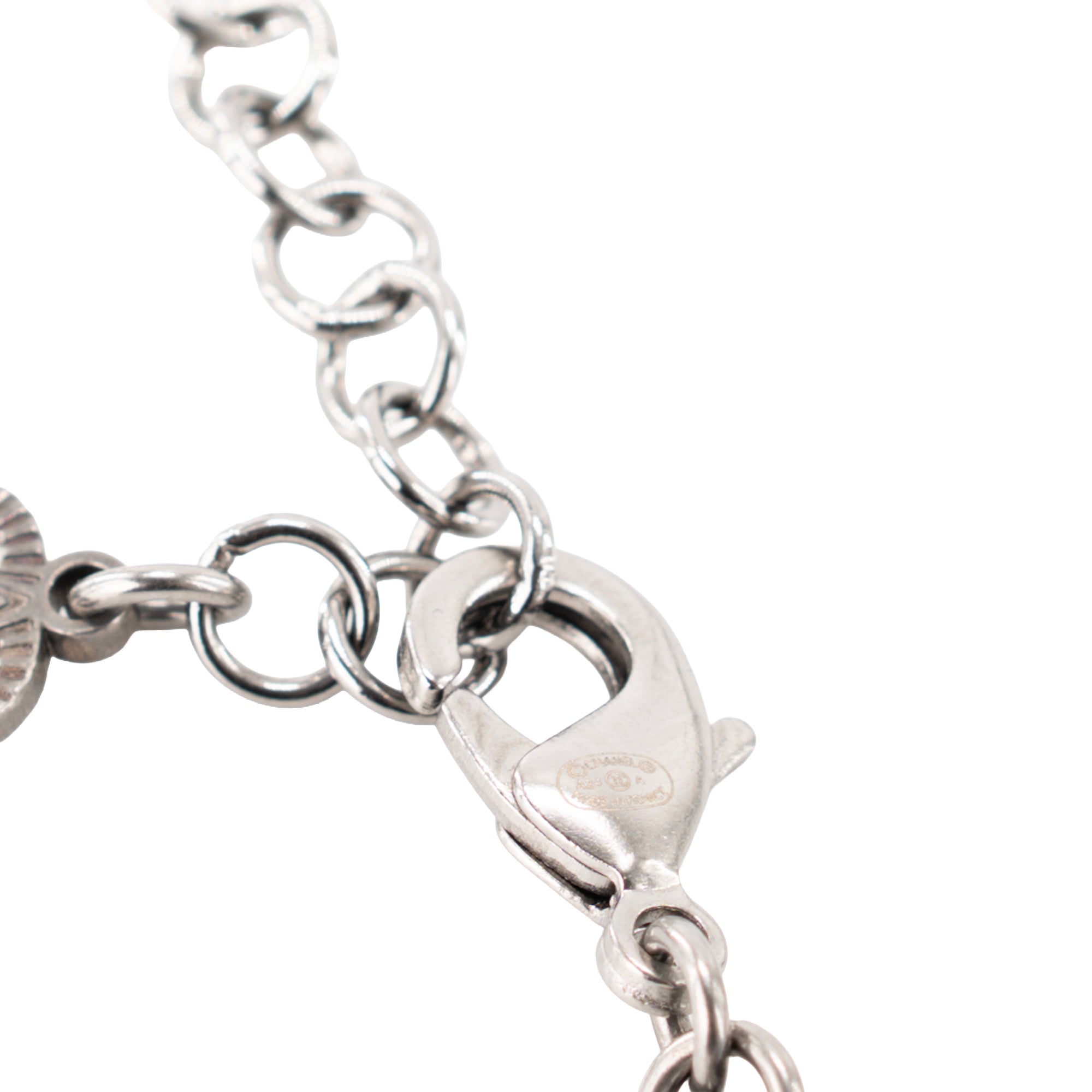 CHANEL - Collier Logo Chanel en métal noir