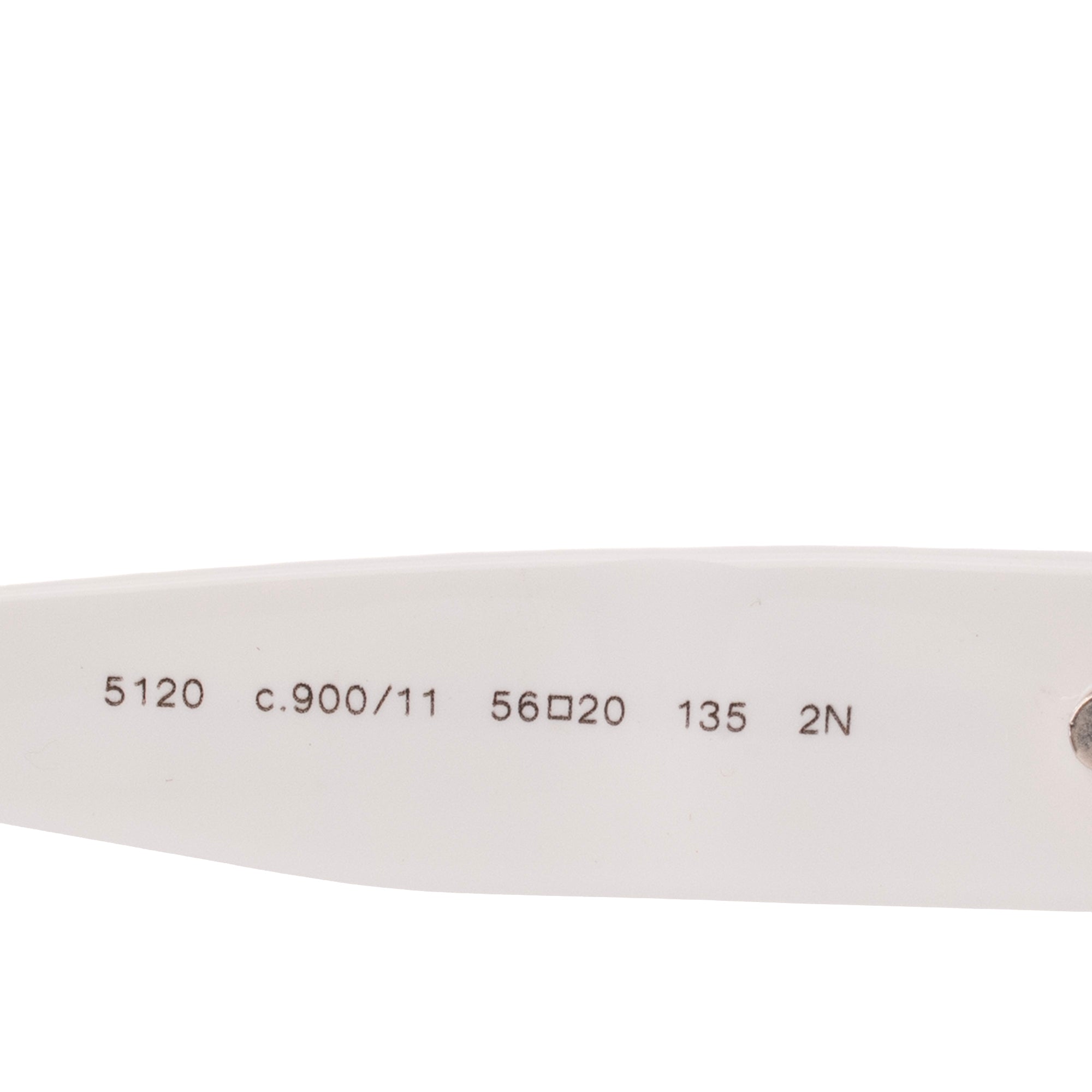 CHANEL - Lunettes de soleil 5120 Chanel en plastique noir et blanc