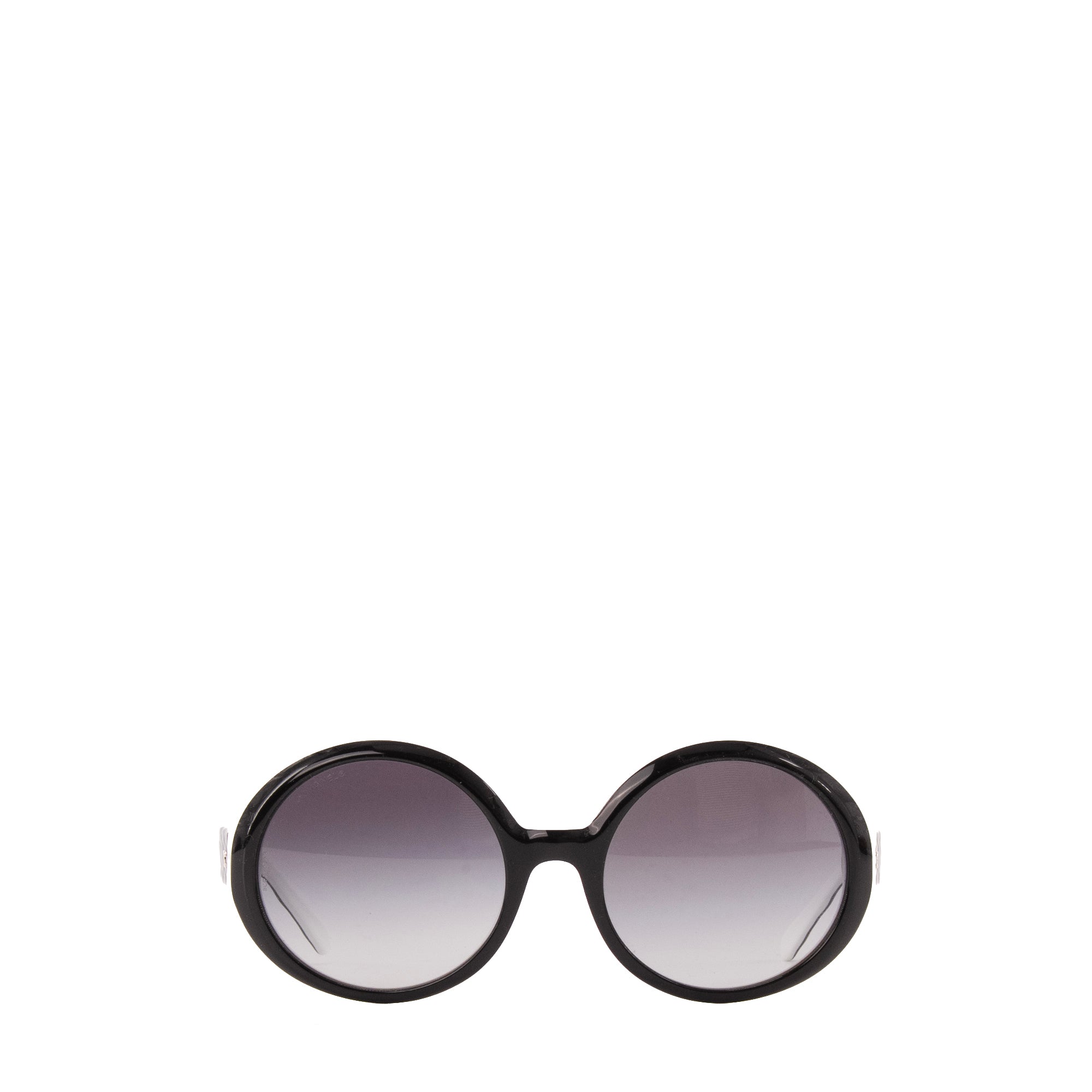 CHANEL - Lunettes de soleil 5120 Chanel en plastique noir et blanc