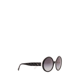 CHANEL - Lunettes de soleil 5120 Chanel en plastique noir et blanc