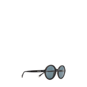 CHANEL - Lunettes de soleil 5522U Chanel en plastique noir à paillettes