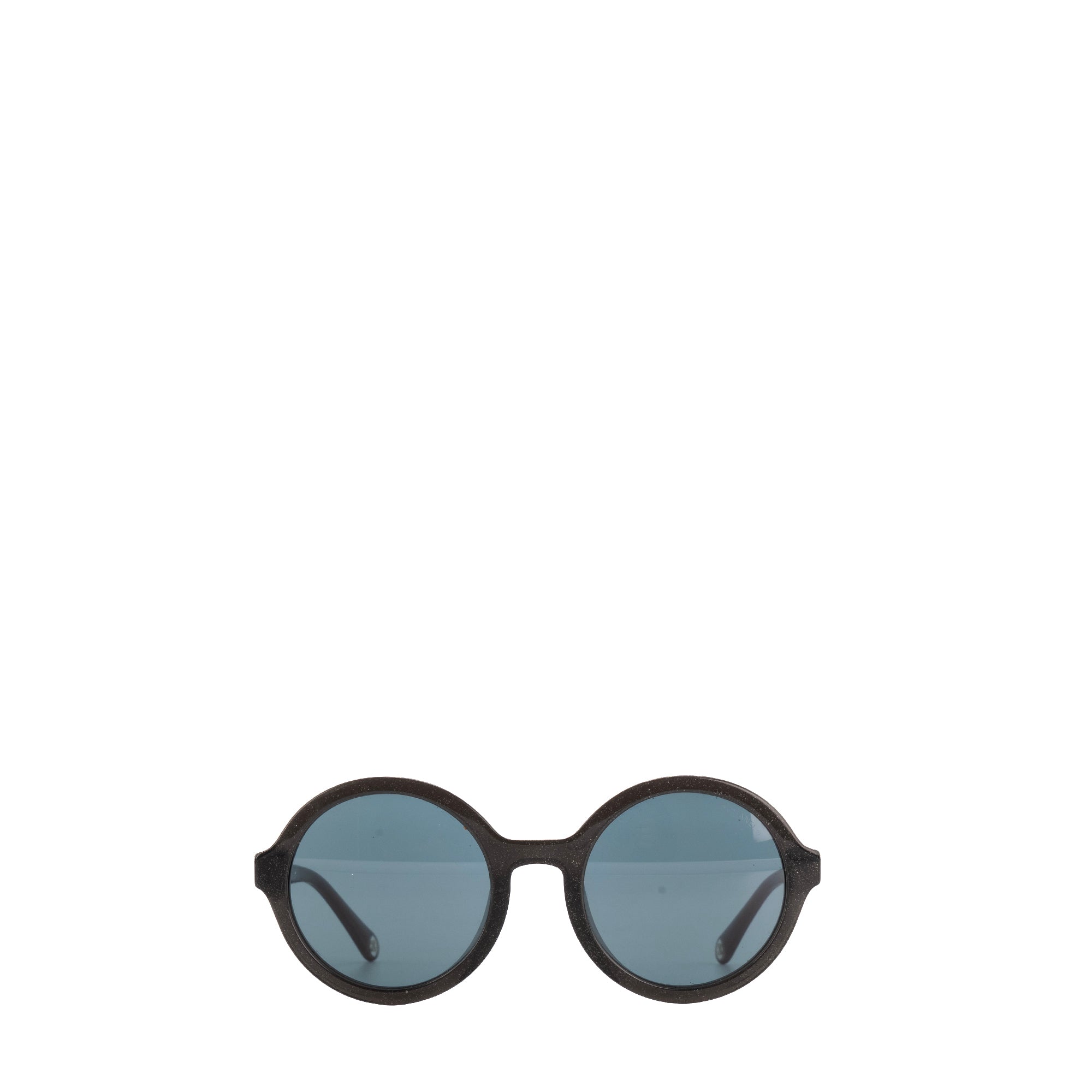 CHANEL - Lunettes de soleil 5522U Chanel en plastique noir à paillettes