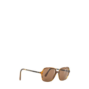 CHANEL - Lunettes de soleil Chanel en acétate marron et sequins brodés