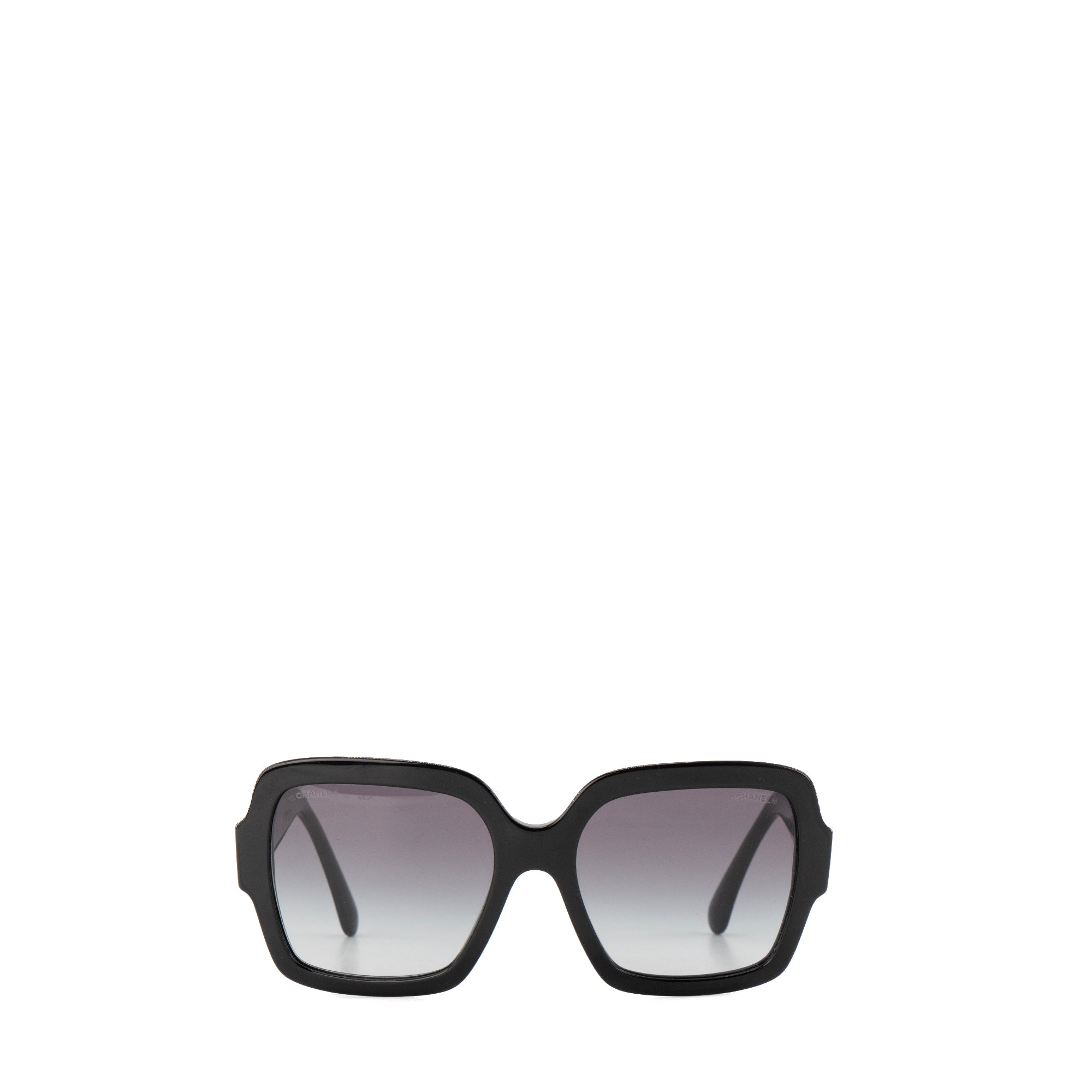 CHANEL - Lunettes de soleil Chanel en acétate noir