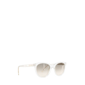CHANEL - Lunettes de soleil Chanel en acétate transparent à paillettes