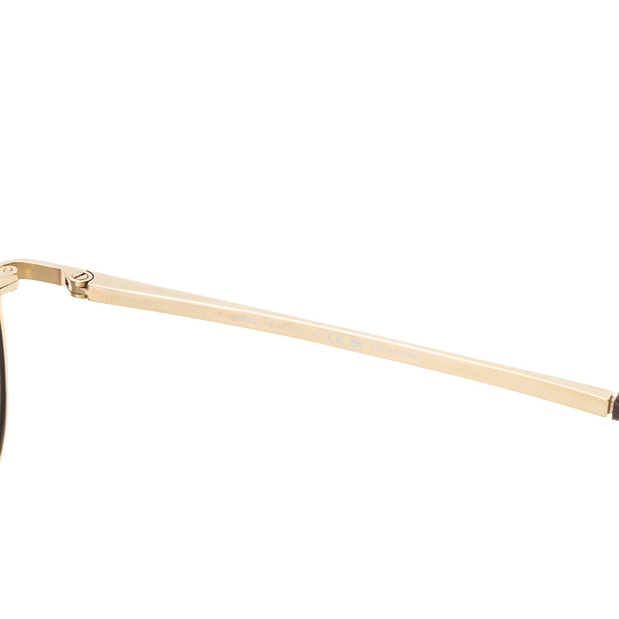 CHANEL - Lunettes de soleil Chanel en métal doré