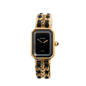 CHANEL - Montre Première Chanel en plaqué or (M)