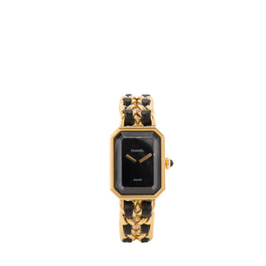 CHANEL - Montre Première Chanel en plaqué or (M)