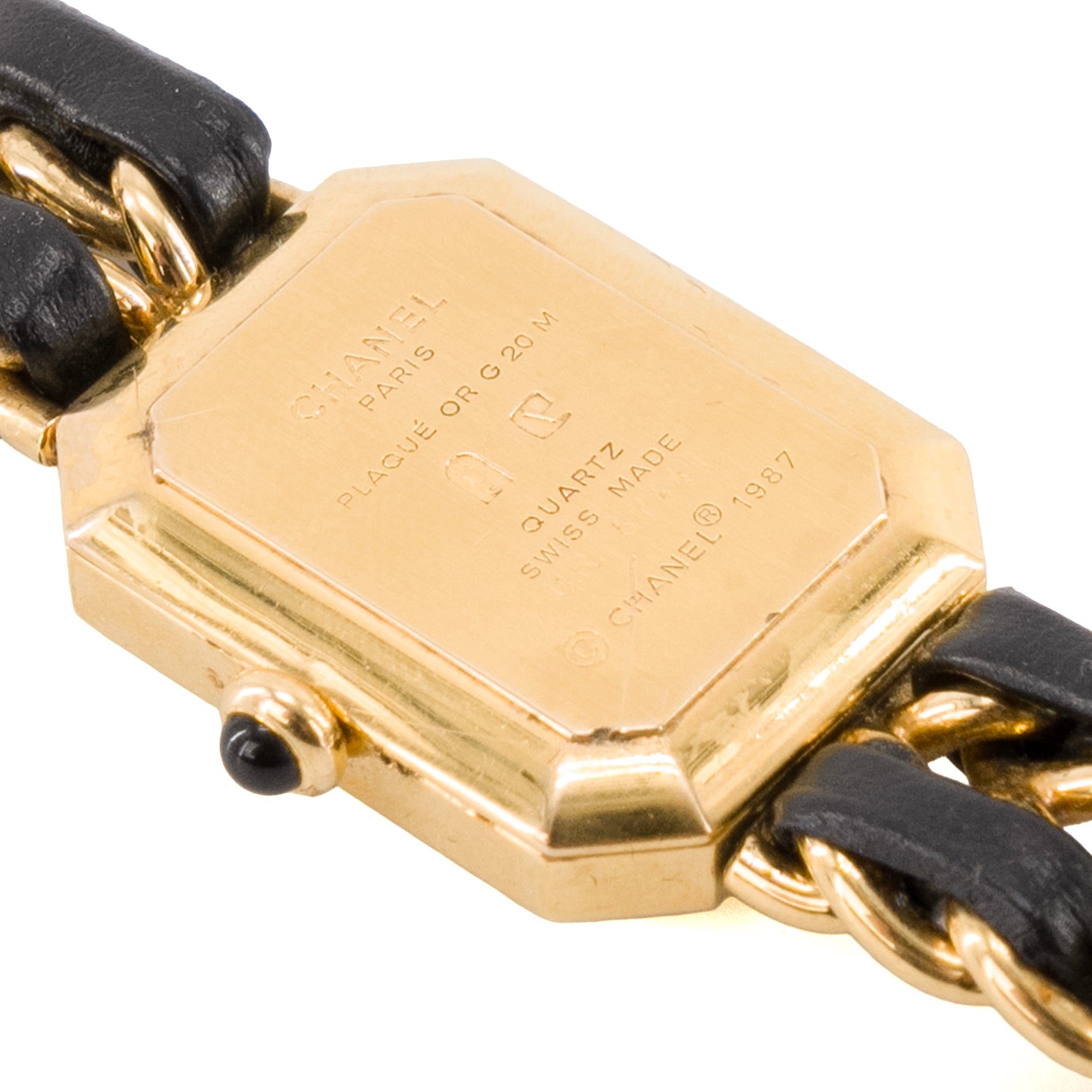 CHANEL - Montre Première Chanel en plaqué or (M)