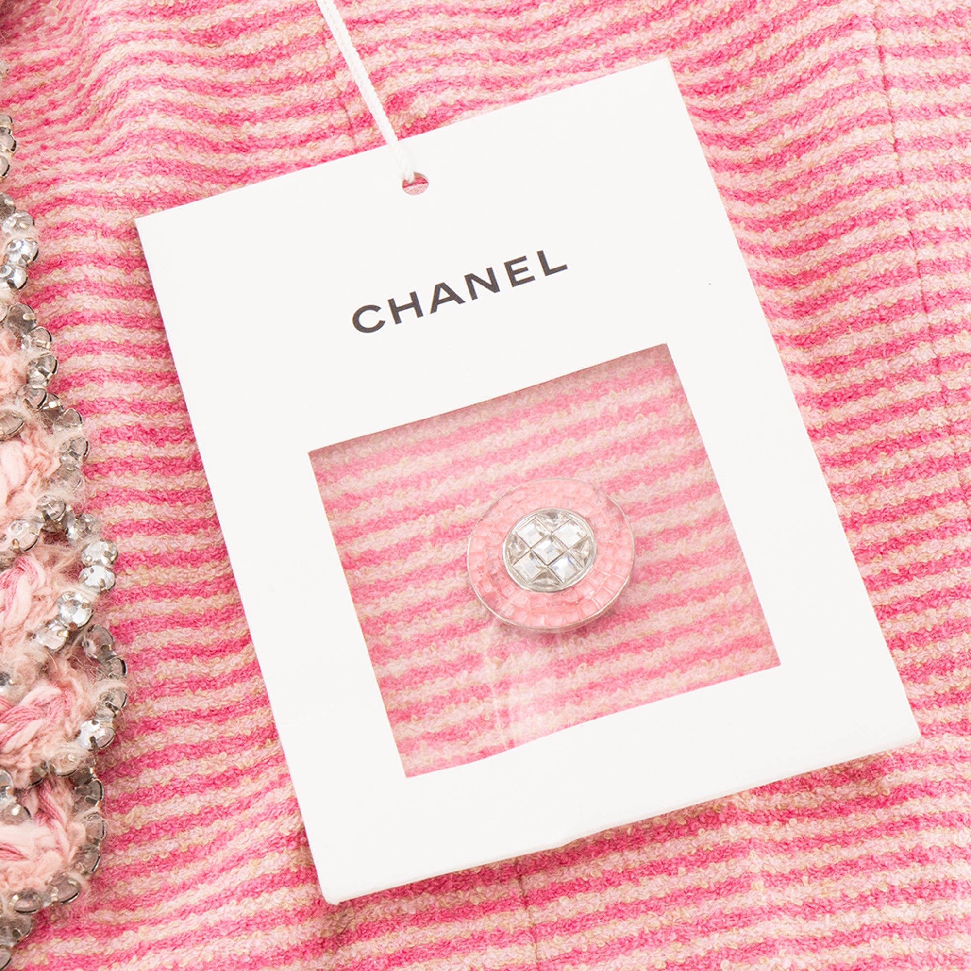 CHANEL - Robe Chanel en laine rose (T42)