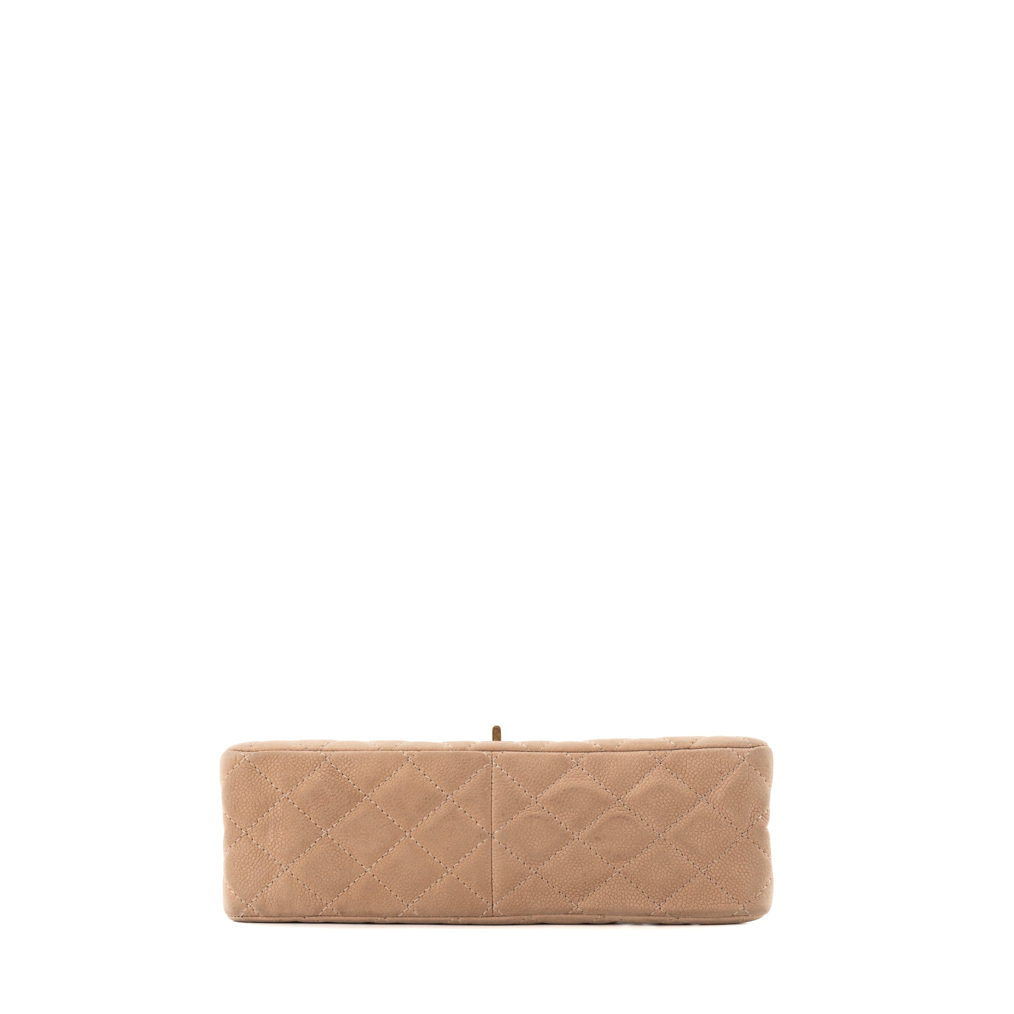 CHANEL - Sac à bandoulière 2.55 Chanel en cuir caviar marron clair
