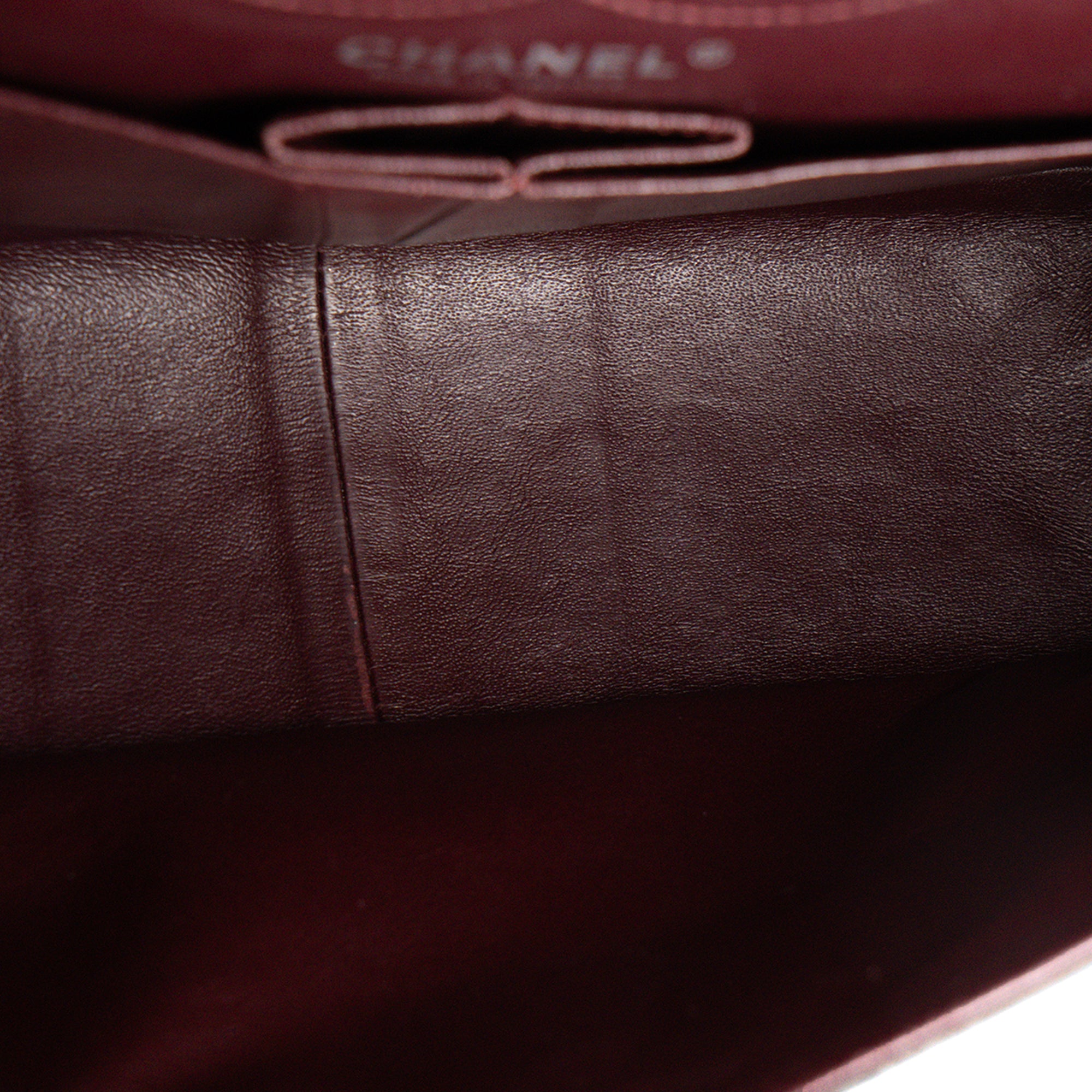 CHANEL - Sac à bandoulière 2.55 Chanel en cuir froissé noir