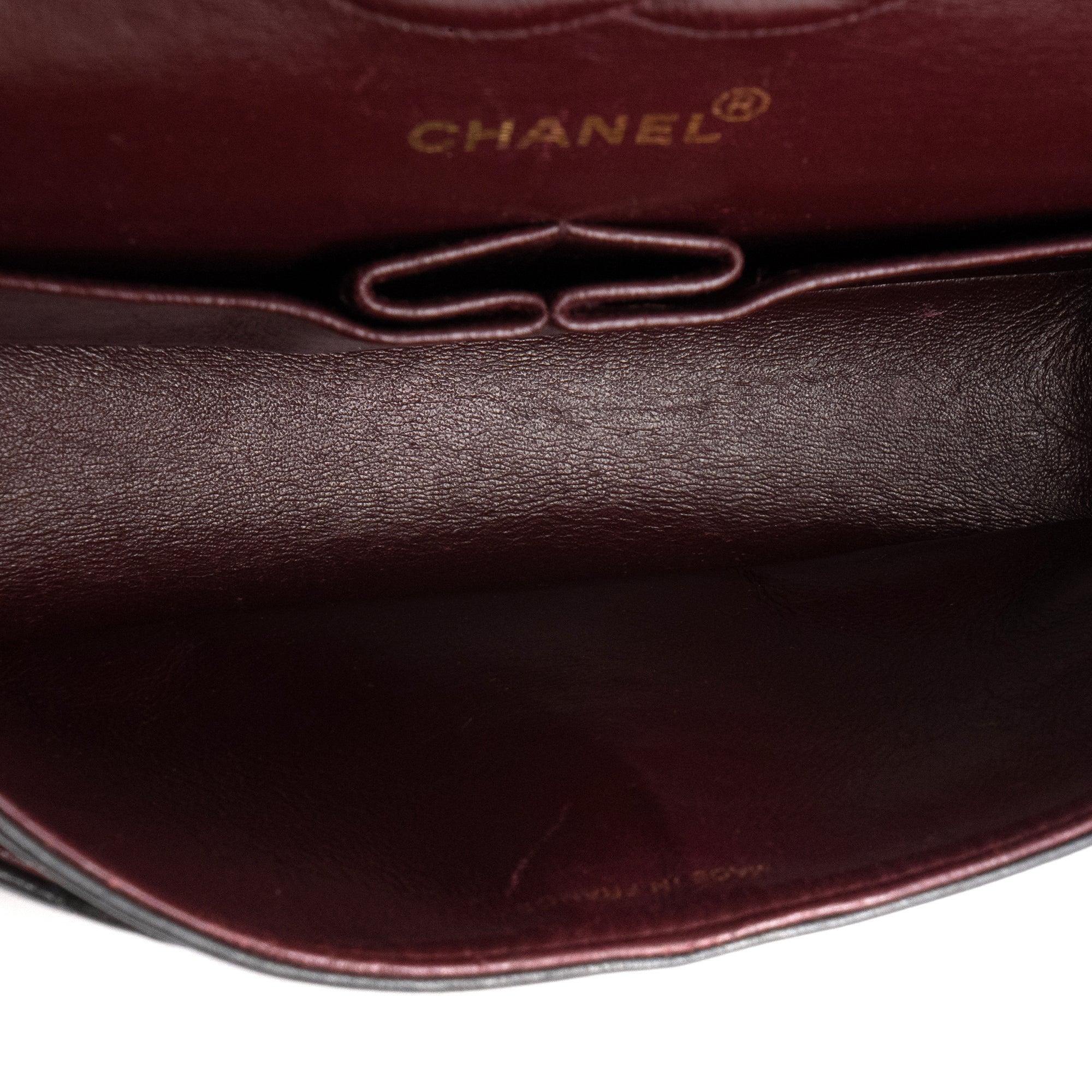 CHANEL - Sac à bandoulière 2.55 Chanel en cuir lisse noir