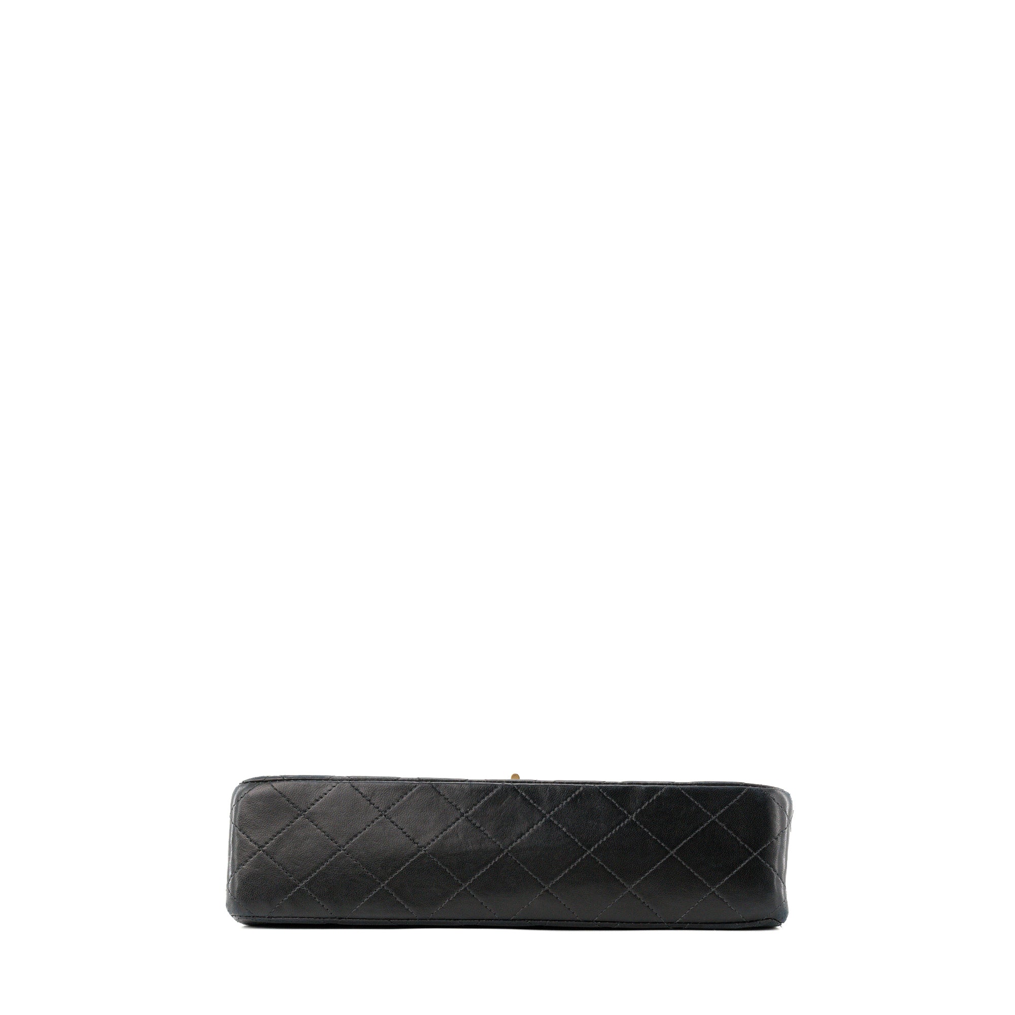 CHANEL - Sac à bandoulière 2.55 Chanel en cuir matelassé noir vintage