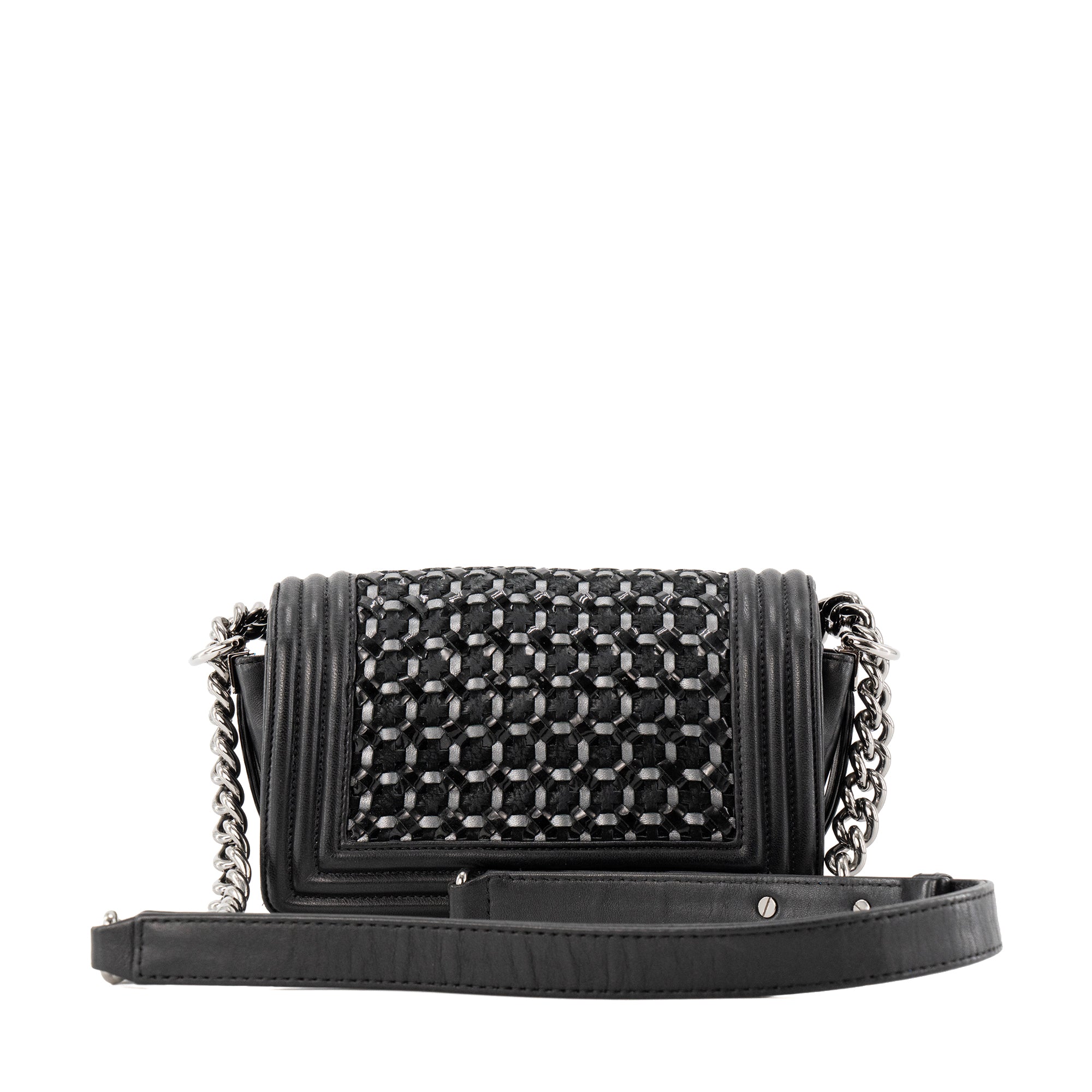 CHANEL - Sac à bandoulière Boy Chanel en cuir noir édition limitée