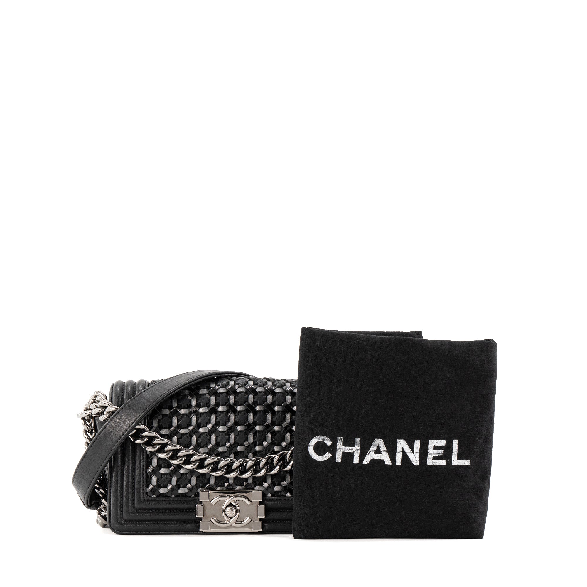 CHANEL - Sac à bandoulière Boy Chanel en cuir noir édition limitée