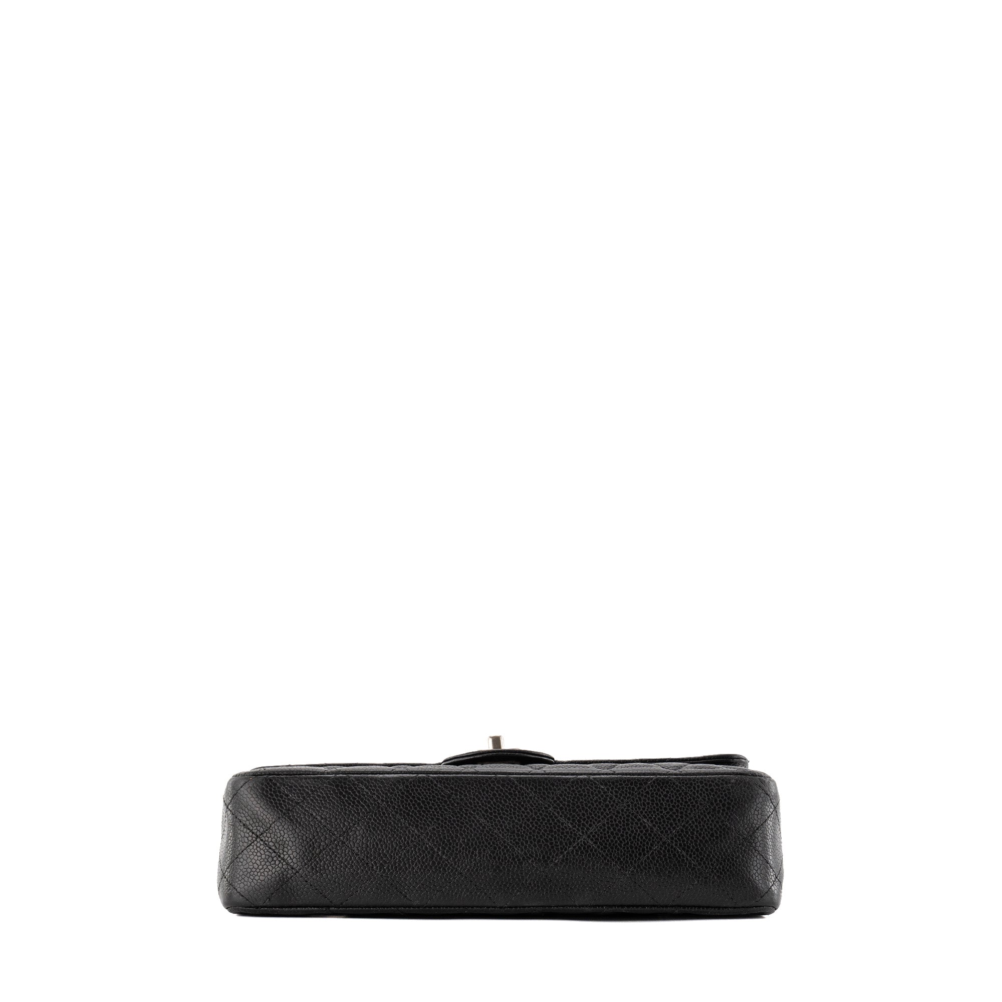 CHANEL - Sac à bandoulière Classique/Timeless 11.12 Chanel en cuir caviar noir