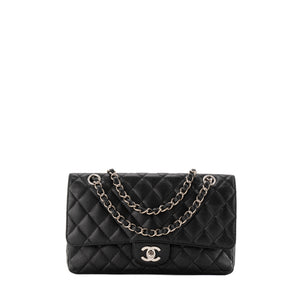 CHANEL - Sac à bandoulière Classique/Timeless 11.12 Chanel en cuir caviar noir