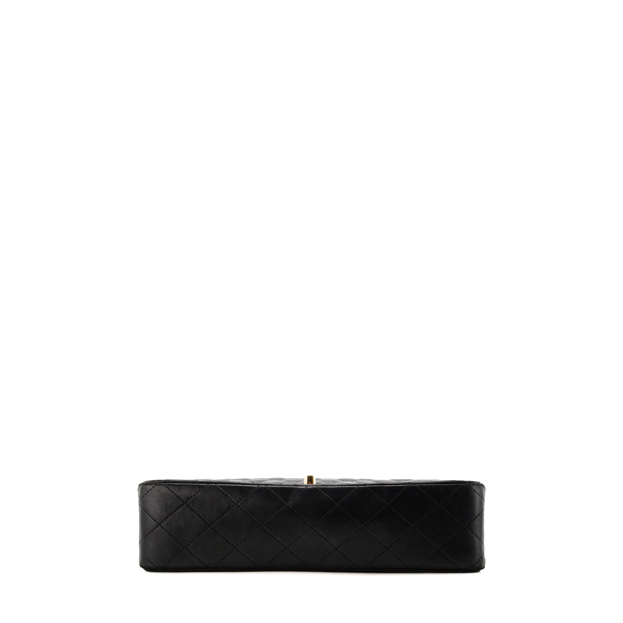 CHANEL - Sac à bandoulière Classique/Timeless 11.12 Chanel en cuir lisse noir