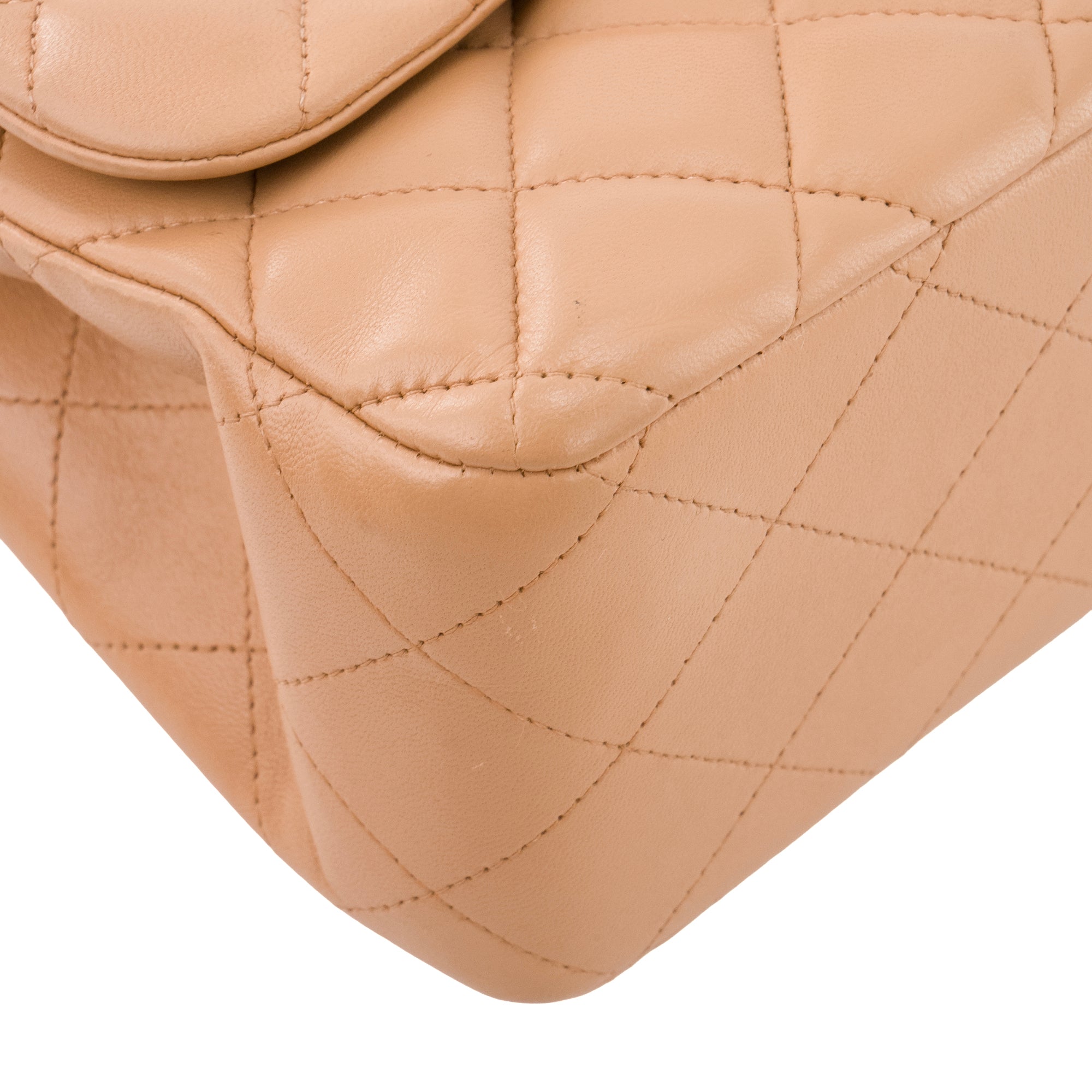 CHANEL - Sac à bandoulière Classique/Timeless Jumbo Chanel en cuir marron