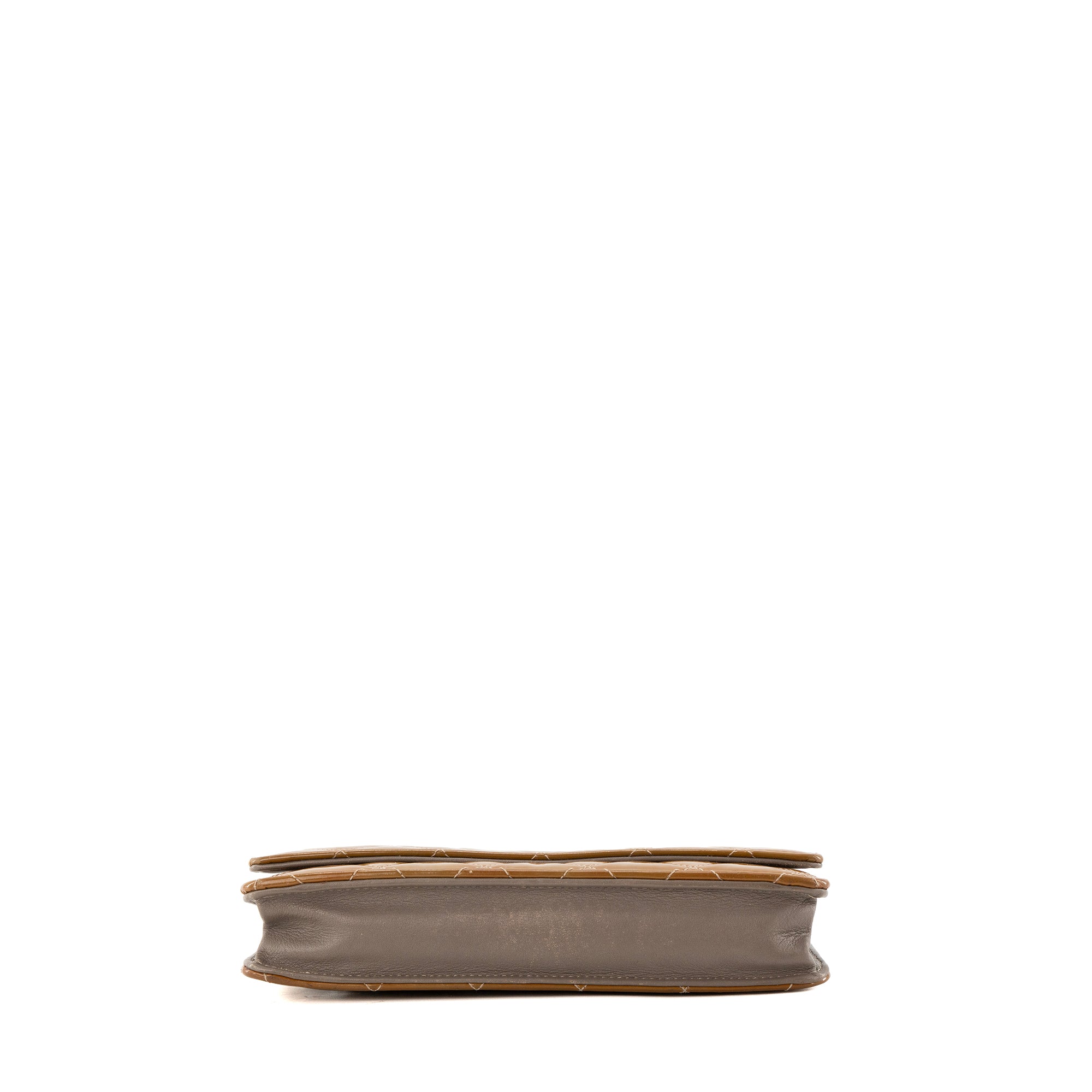 CHANEL - Patent brown WOC