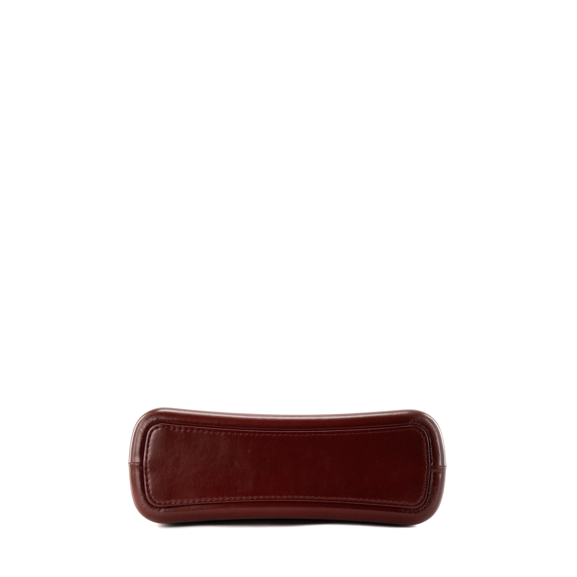 CHANEL - Sac à bandoulière Gabrielle Chanel en cuir froissé bordeaux