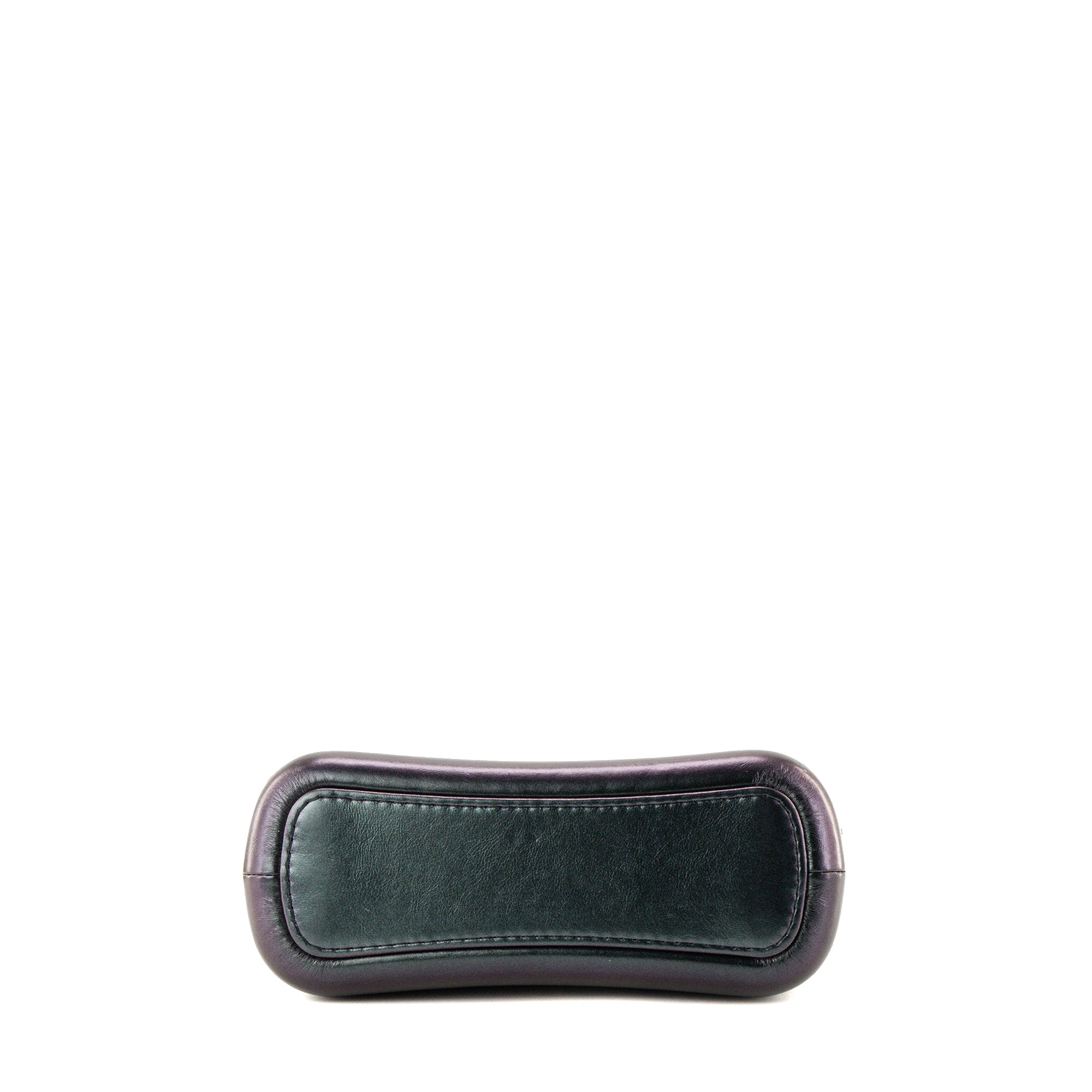 CHANEL - Sac à bandoulière Gabrielle mini Chanel en cuir froissé noir irisé