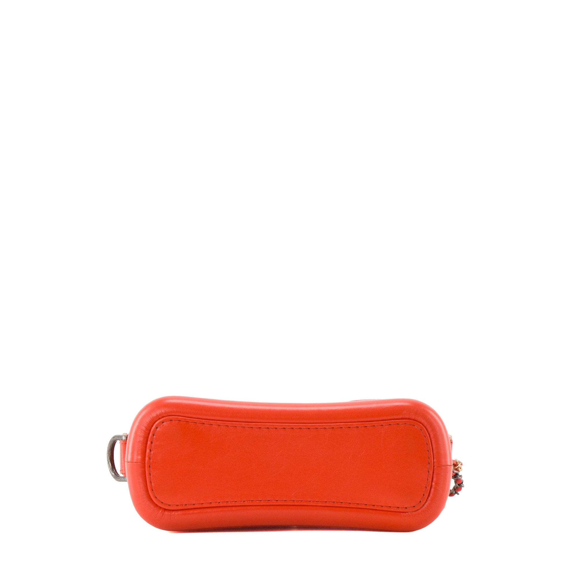 CHANEL - Sac à bandoulière Gabrielle mini Chanel en cuir orange