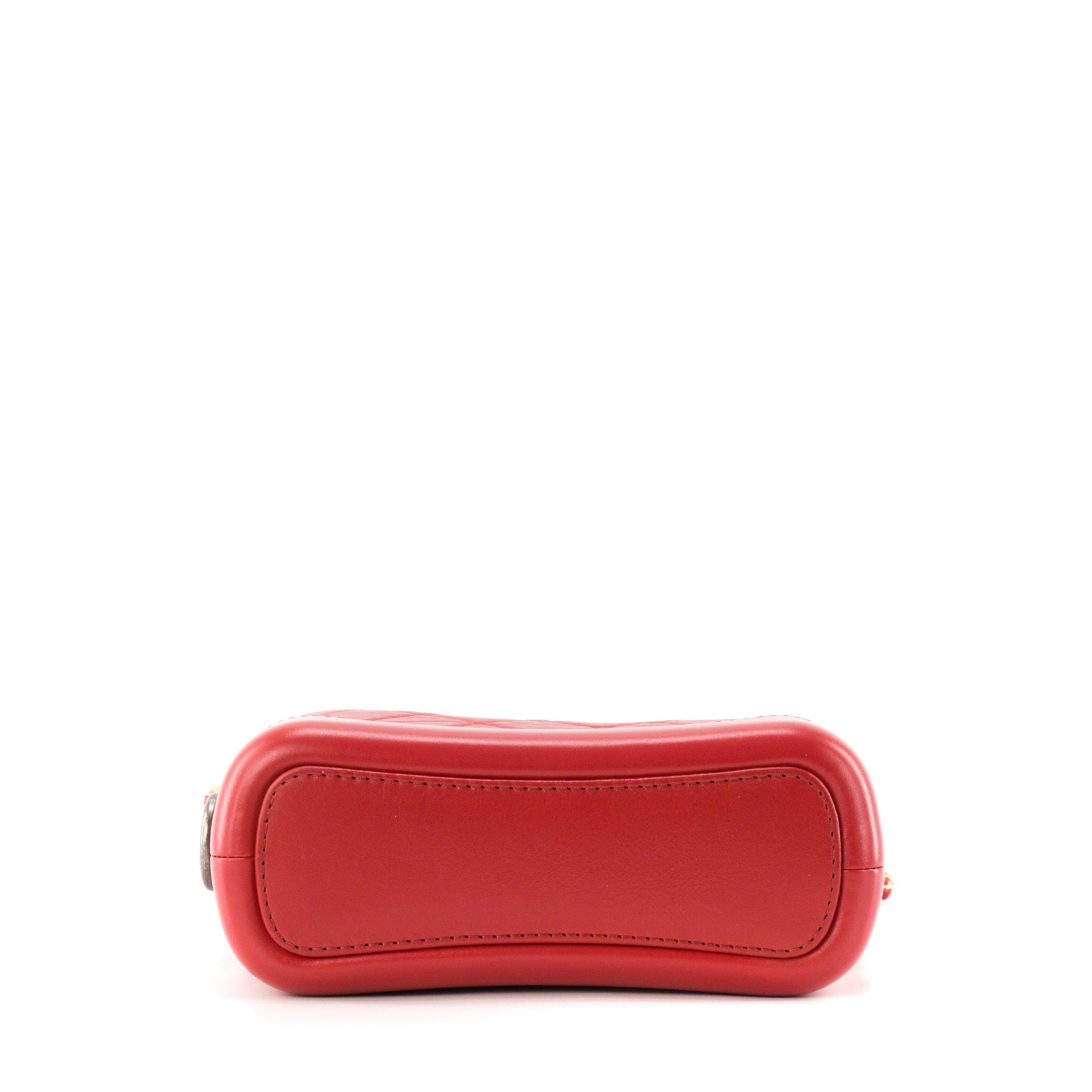 CHANEL - Sac à bandoulière Gabrielle mini Chanel en cuir rouge