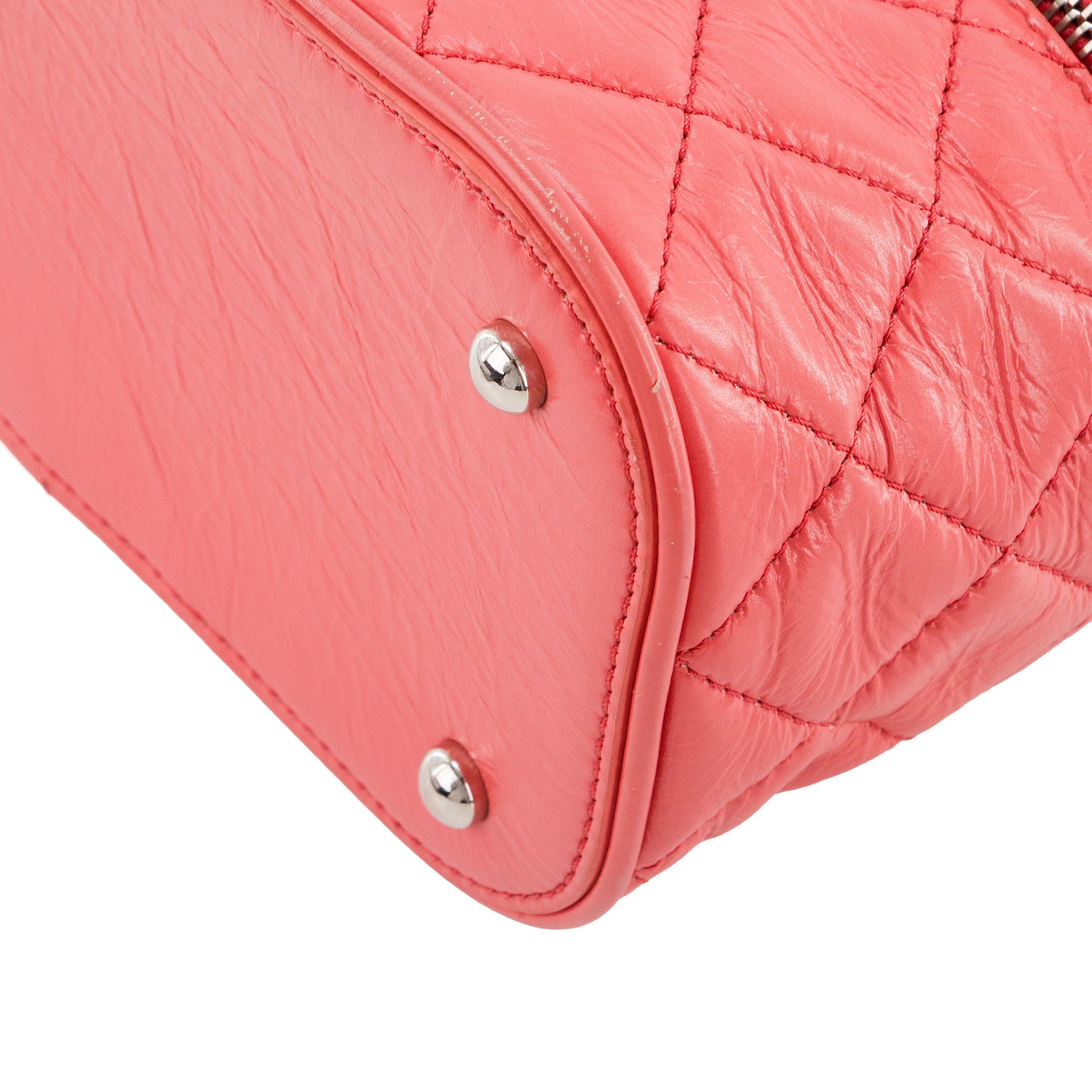 CHANEL - Sac à bandoulière Trendy CC Chanel en cuir rose et plastique transparent