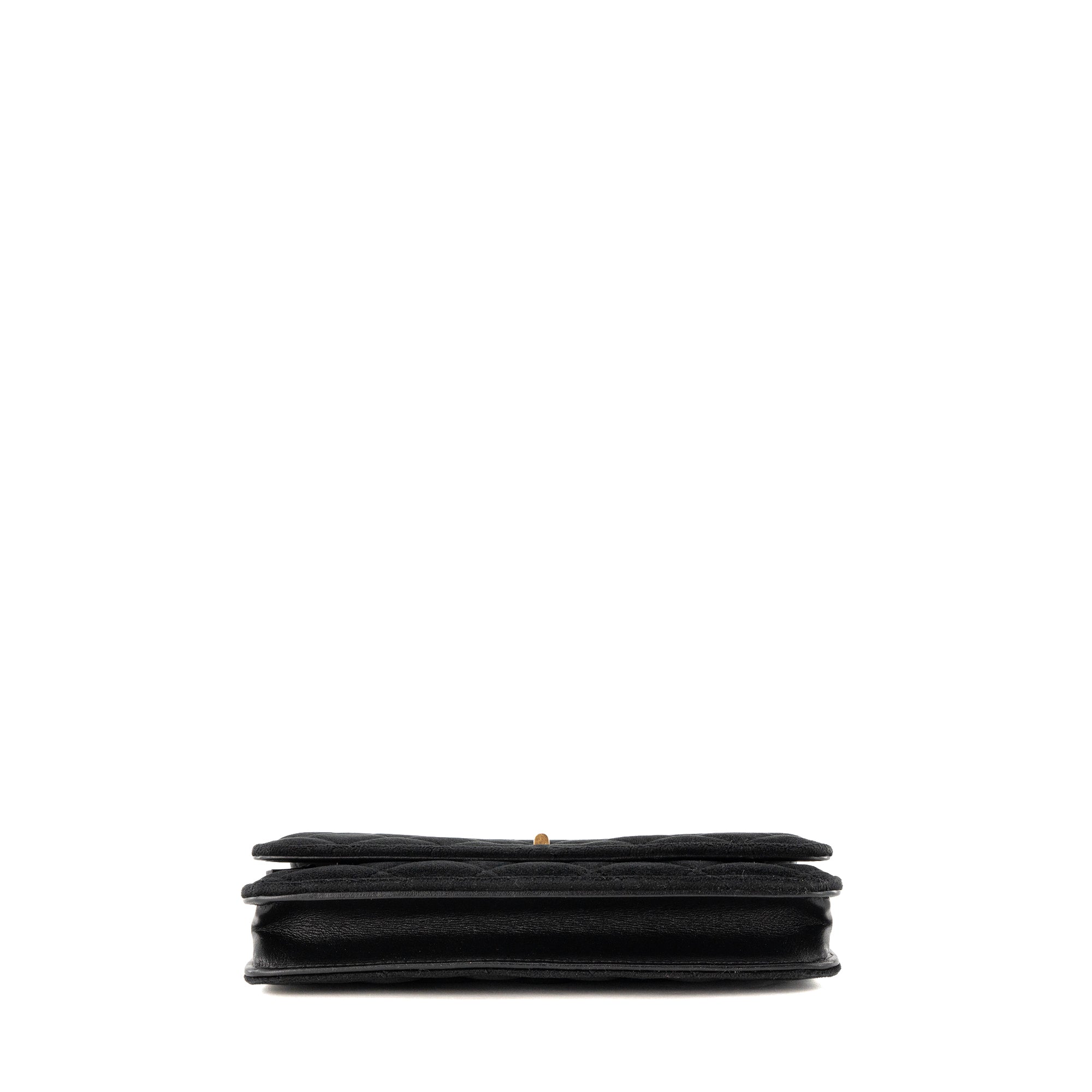 CHANEL - Sac à bandoulière Wallet On Chain 2.55 Chanel en velours noir