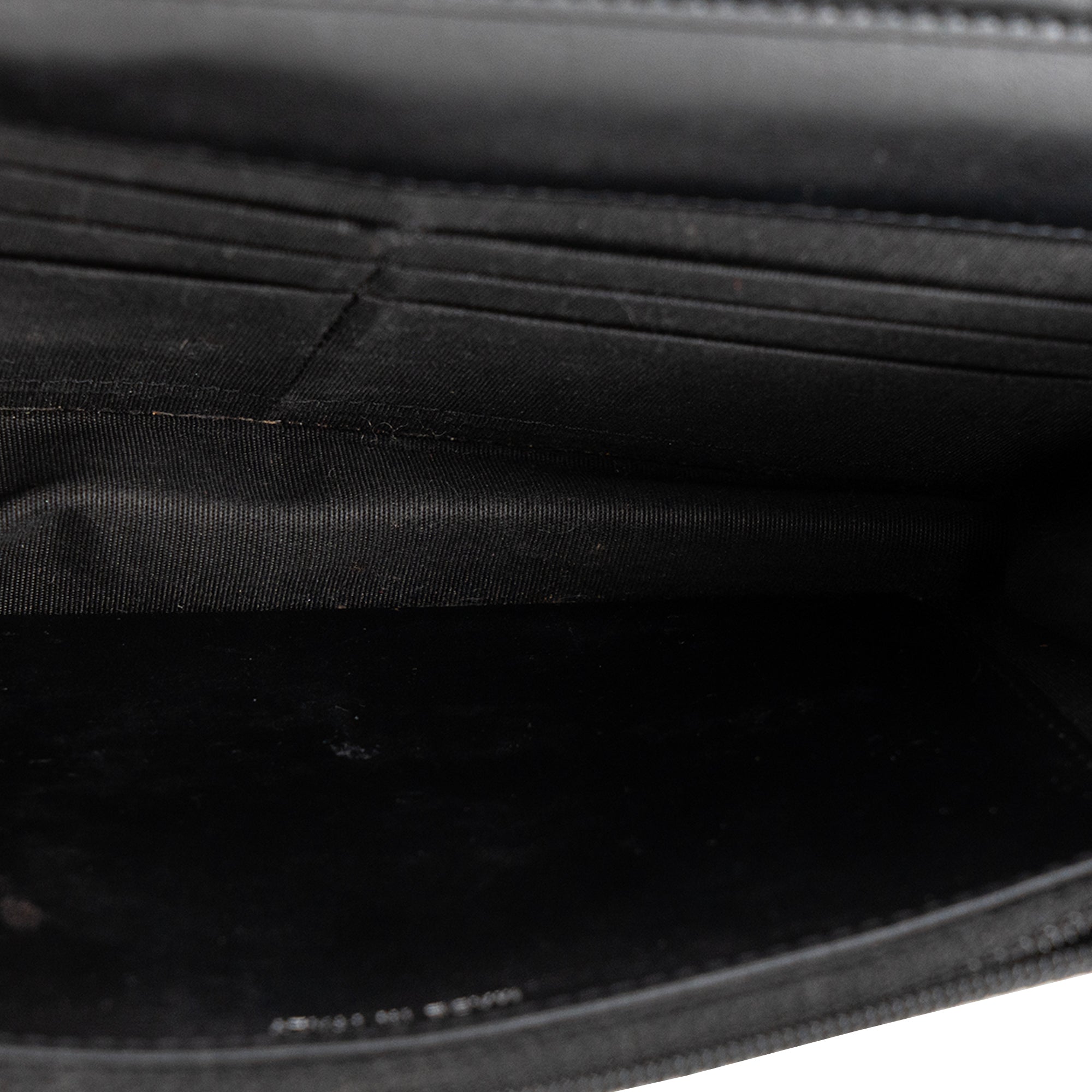 CHANEL - Sac à bandoulière Wallet on Chain Boy Chanel en cuir caviar noir