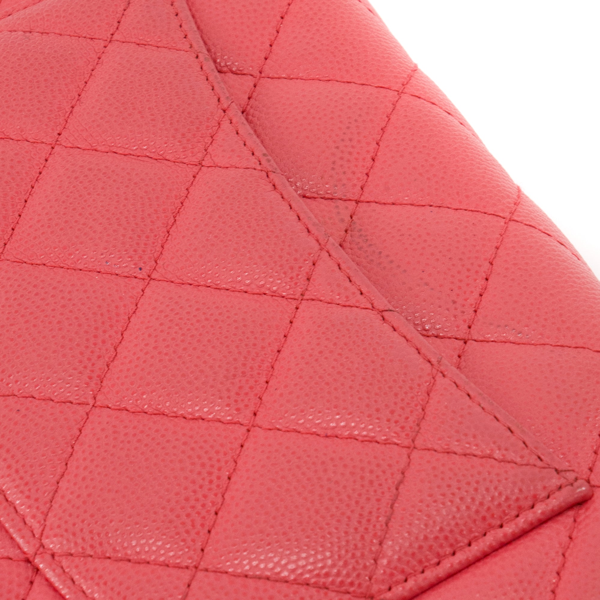 CHANEL - Sac à bandoulière Wallet on Chain Chanel en cuir caviar rose