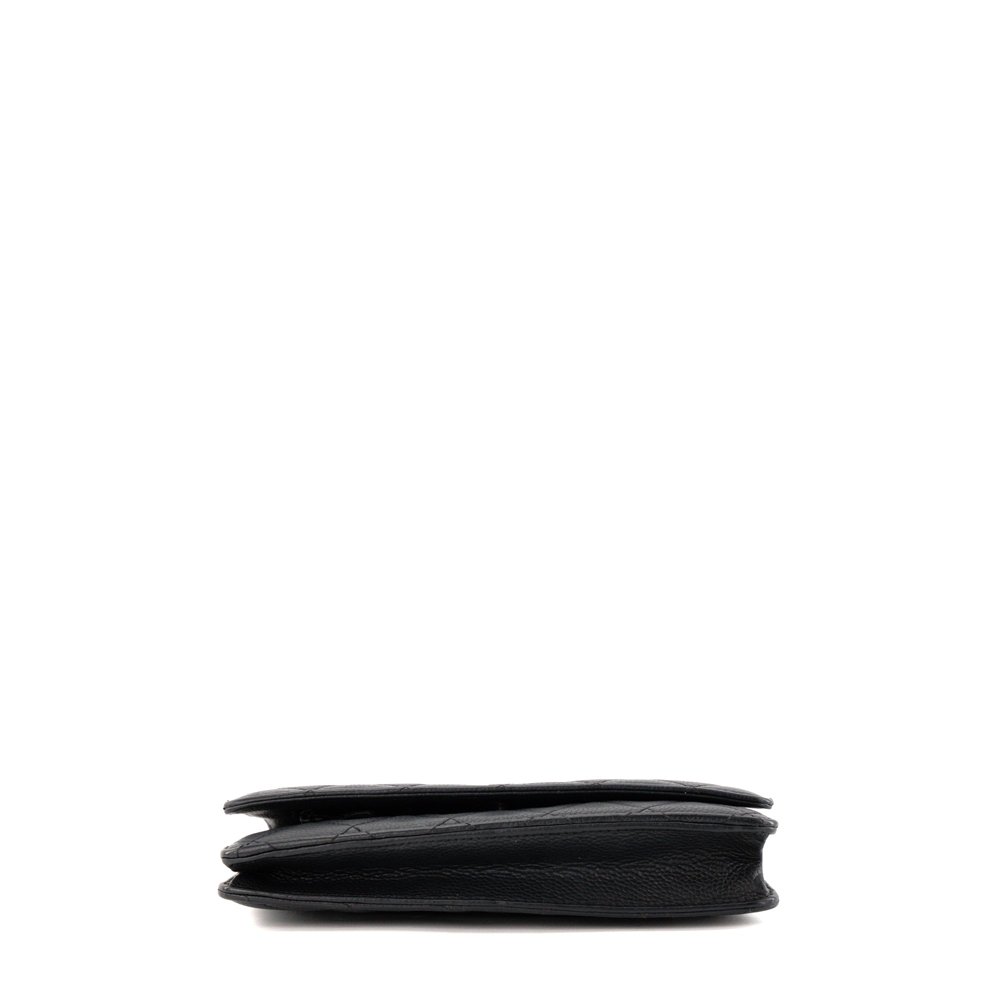 CHANEL - Sac à bandoulière Wallet on chain Classique/Timeless Chanel en cuir caviar noir