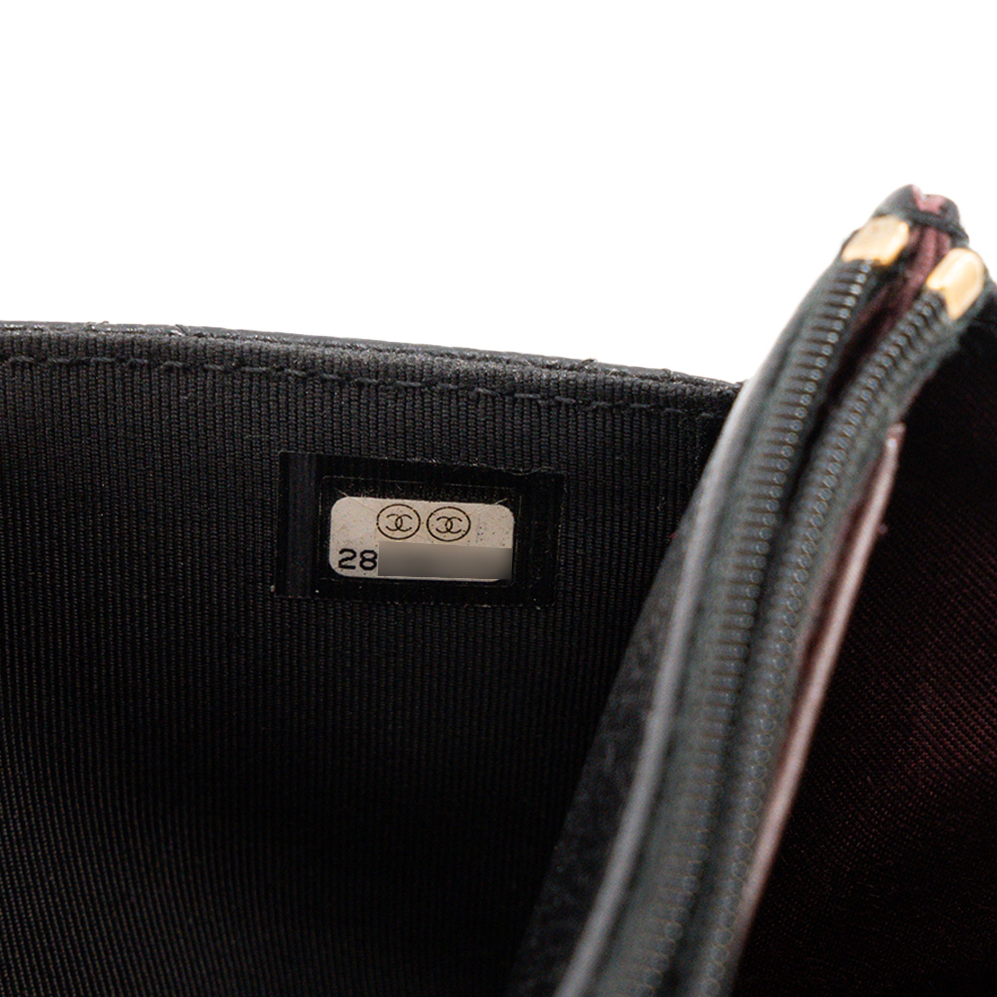 CHANEL - Sac à bandoulière Wallet On Chain Classique/Timeless Chanel en cuir caviar noir