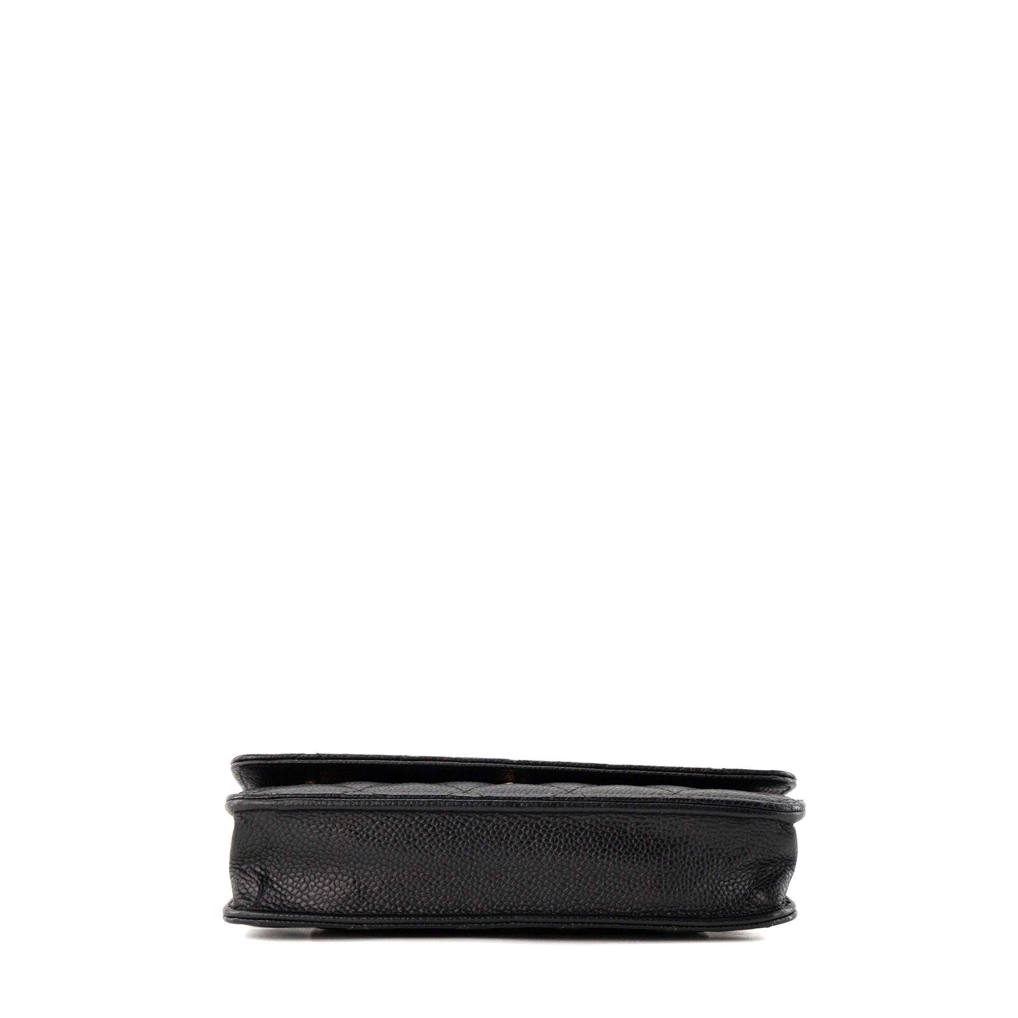 CHANEL - Sac à bandoulière Wallet On Chain Classique/Timeless Chanel en cuir caviar noir