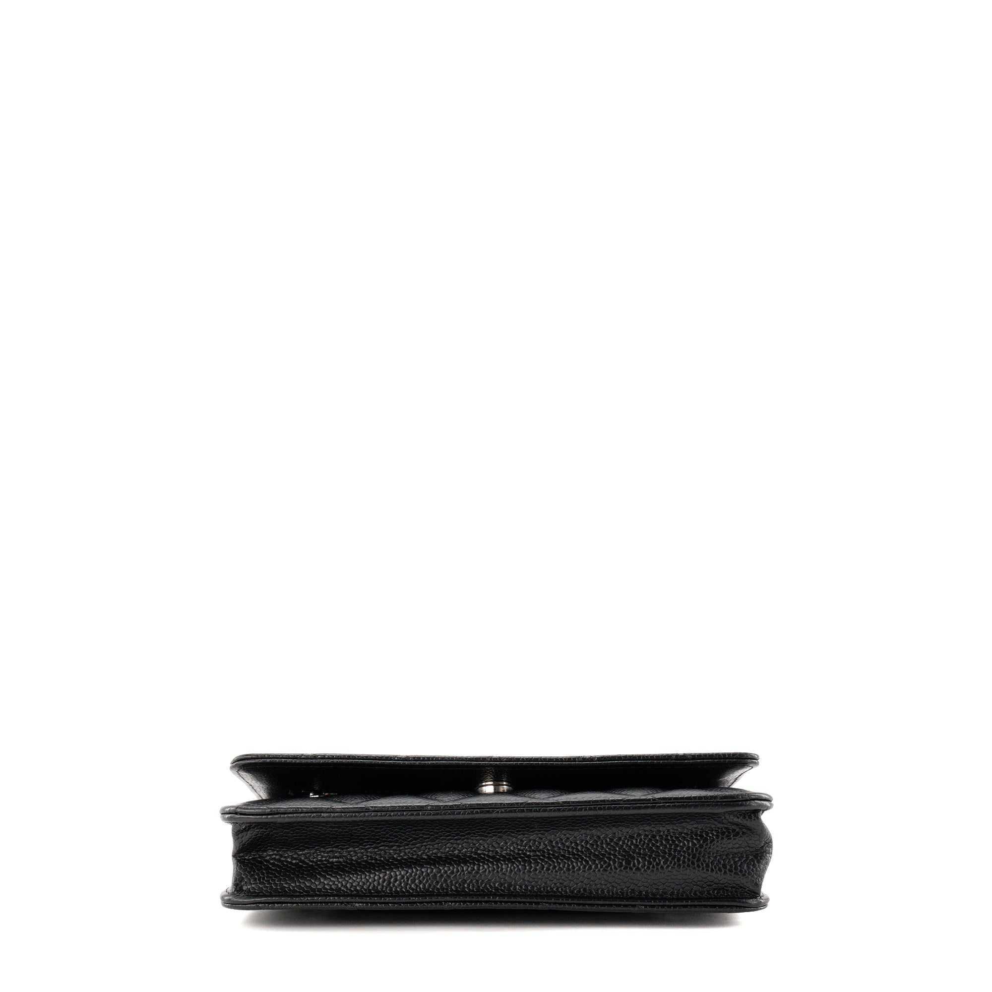 CHANEL - Sac à bandoulière Wallet On Chain Classique/Timeless Chanel en cuir caviar noir